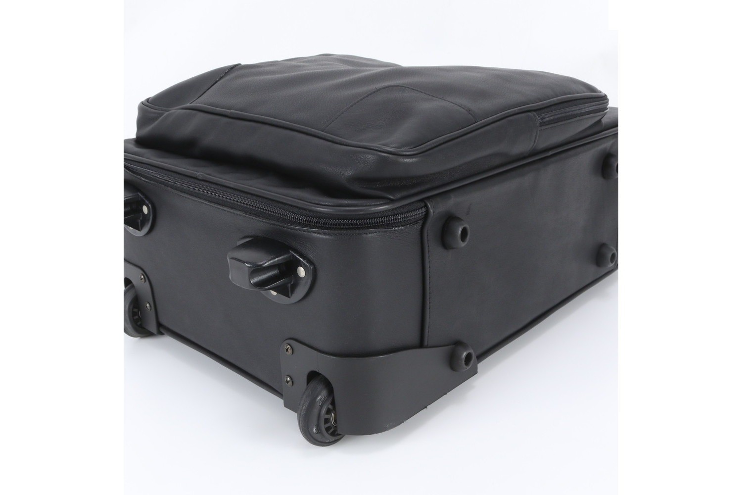 Anagram Leather Suitcase Carry-on Bag — view 6