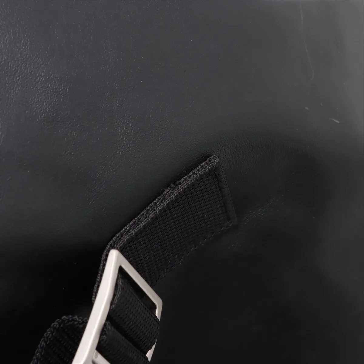 Livington Leather Backpack/Rucksack, Black, 484172 — view 14