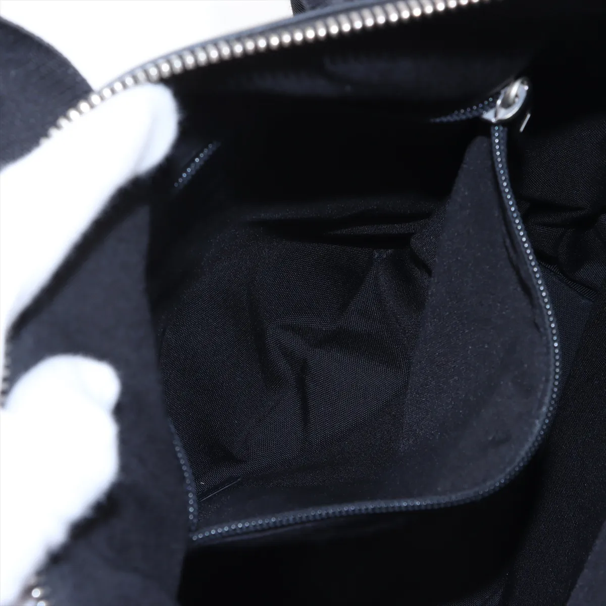 Livington Leather Backpack/Rucksack, Black, 484172 — view 8