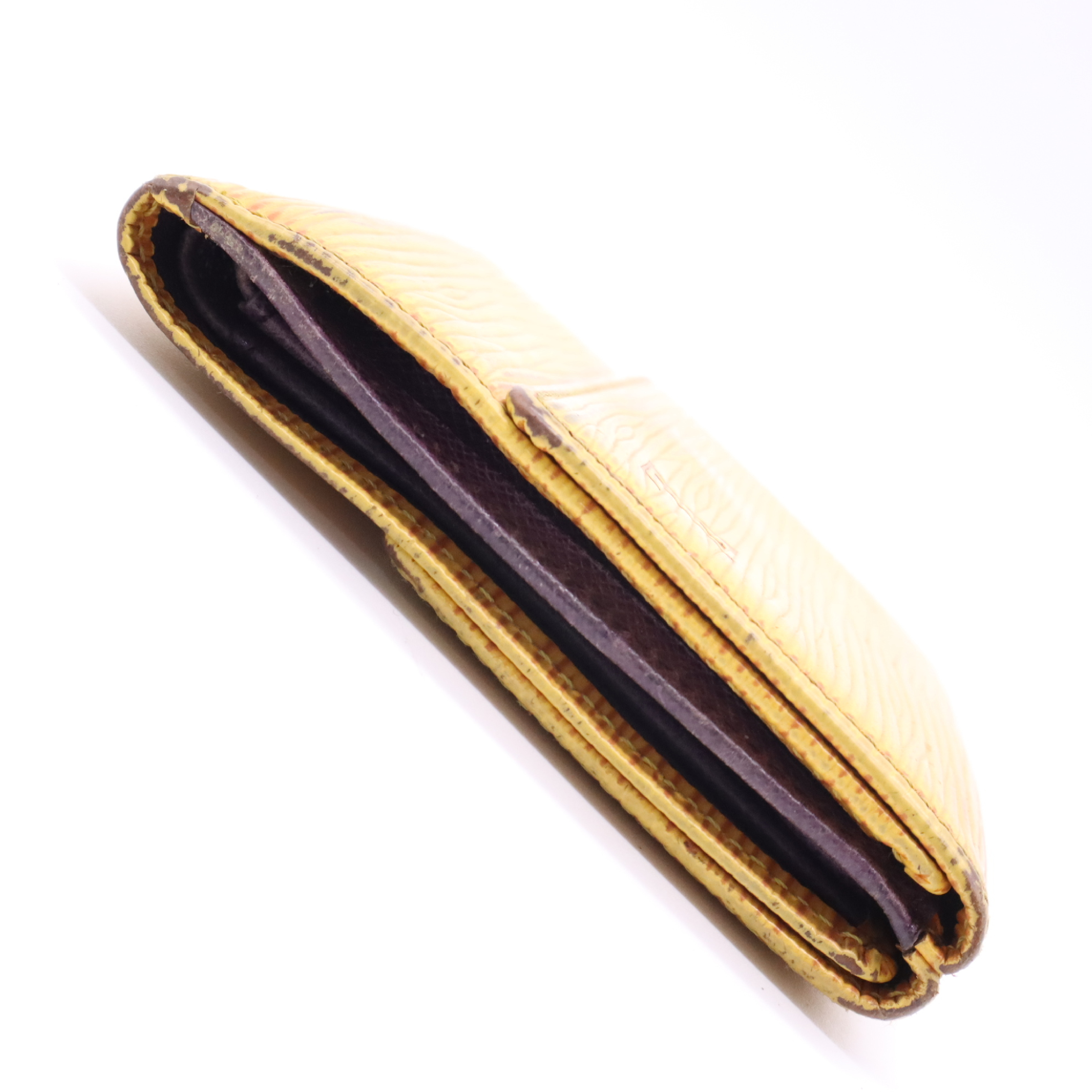 M63489 Epi Portemonnaie Billet Carte Credit Wallet — view 4