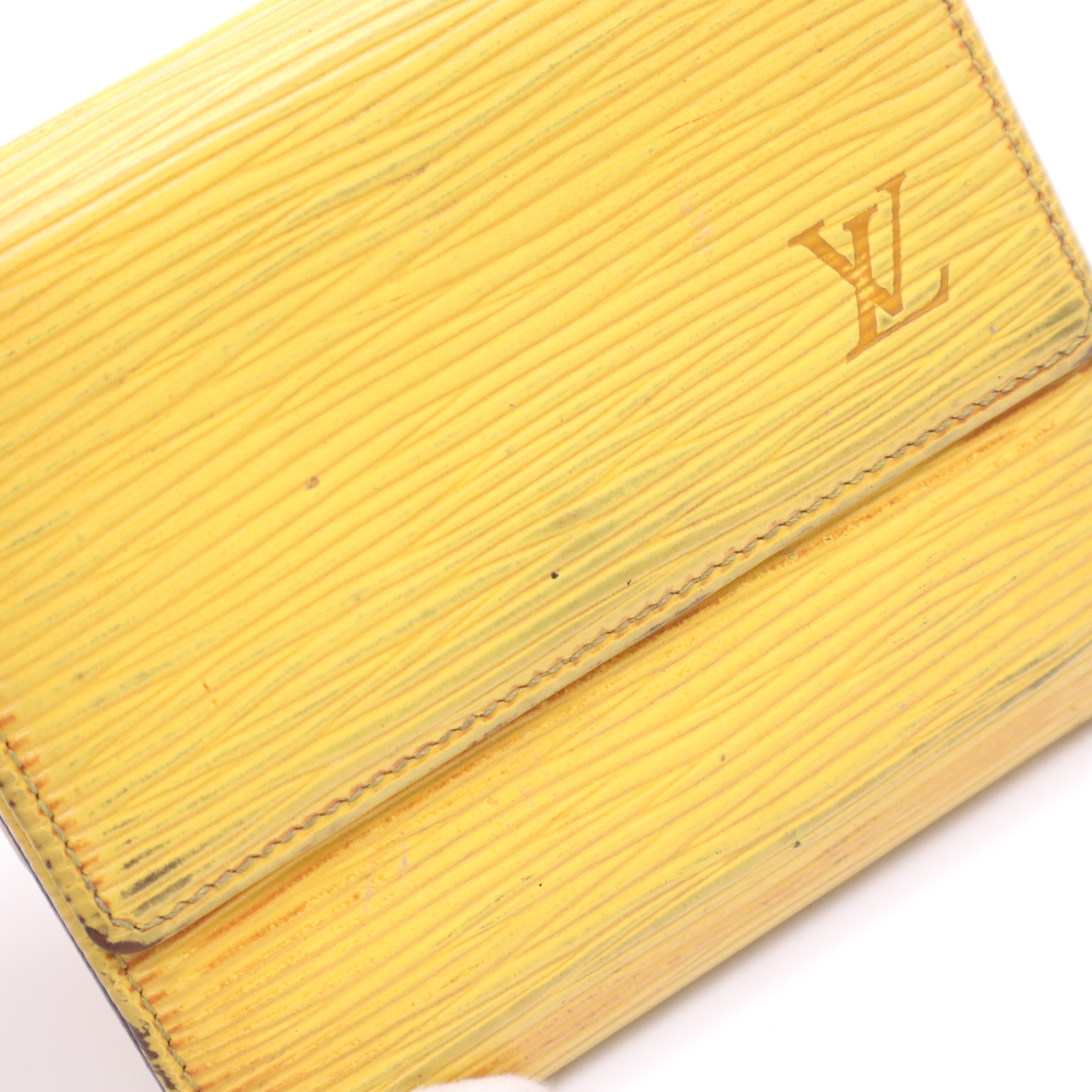 M63489 Epi Portemonnaie Billet Carte Credit Wallet — view 7