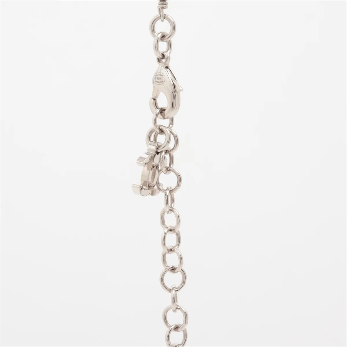 Cocomark I25S Necklace GP x Rhinestone x Fake Pearl Silver — view 3