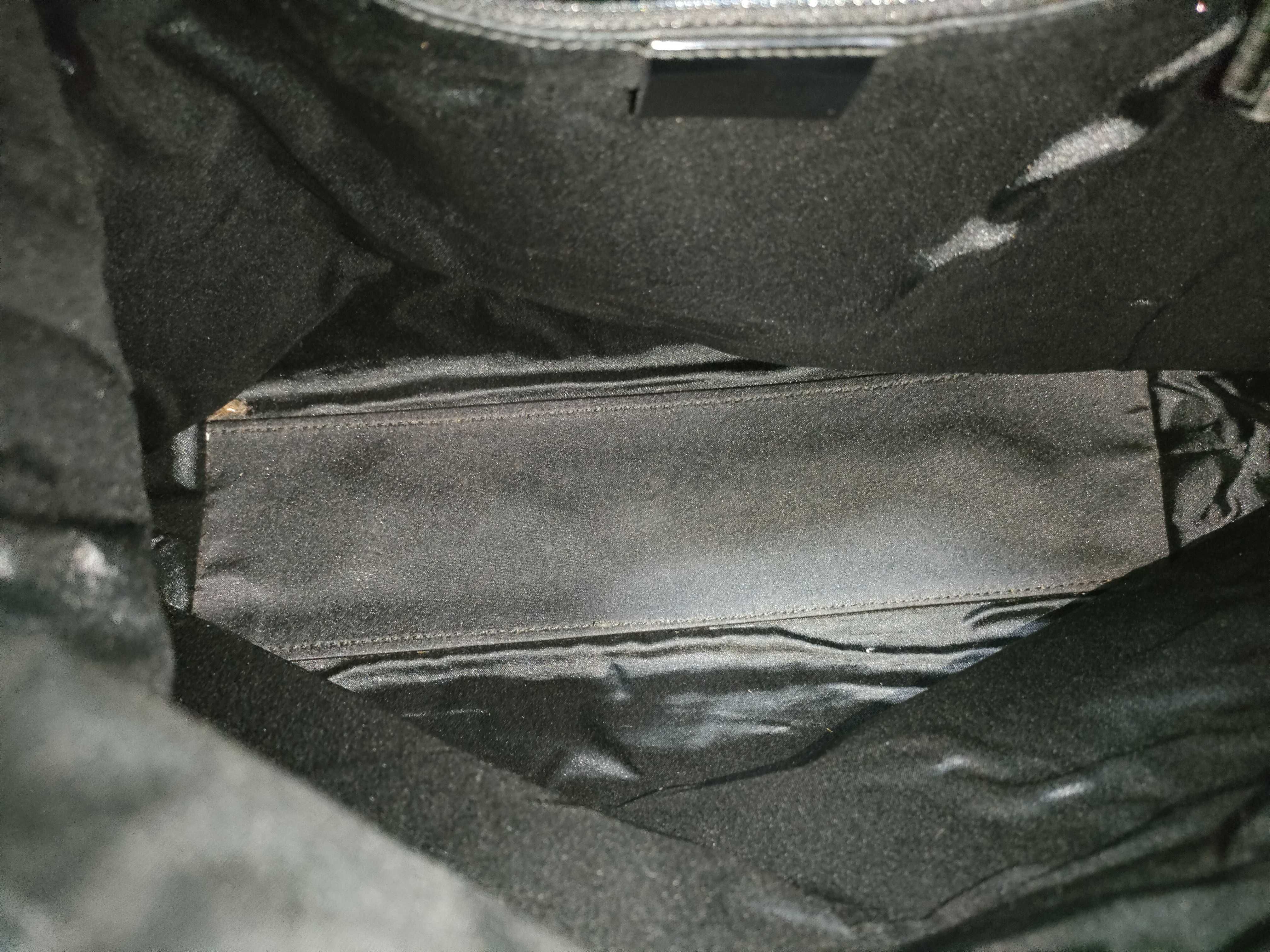 Canvas One-Shoulder Bag, Black Shoulder Bag — view 11