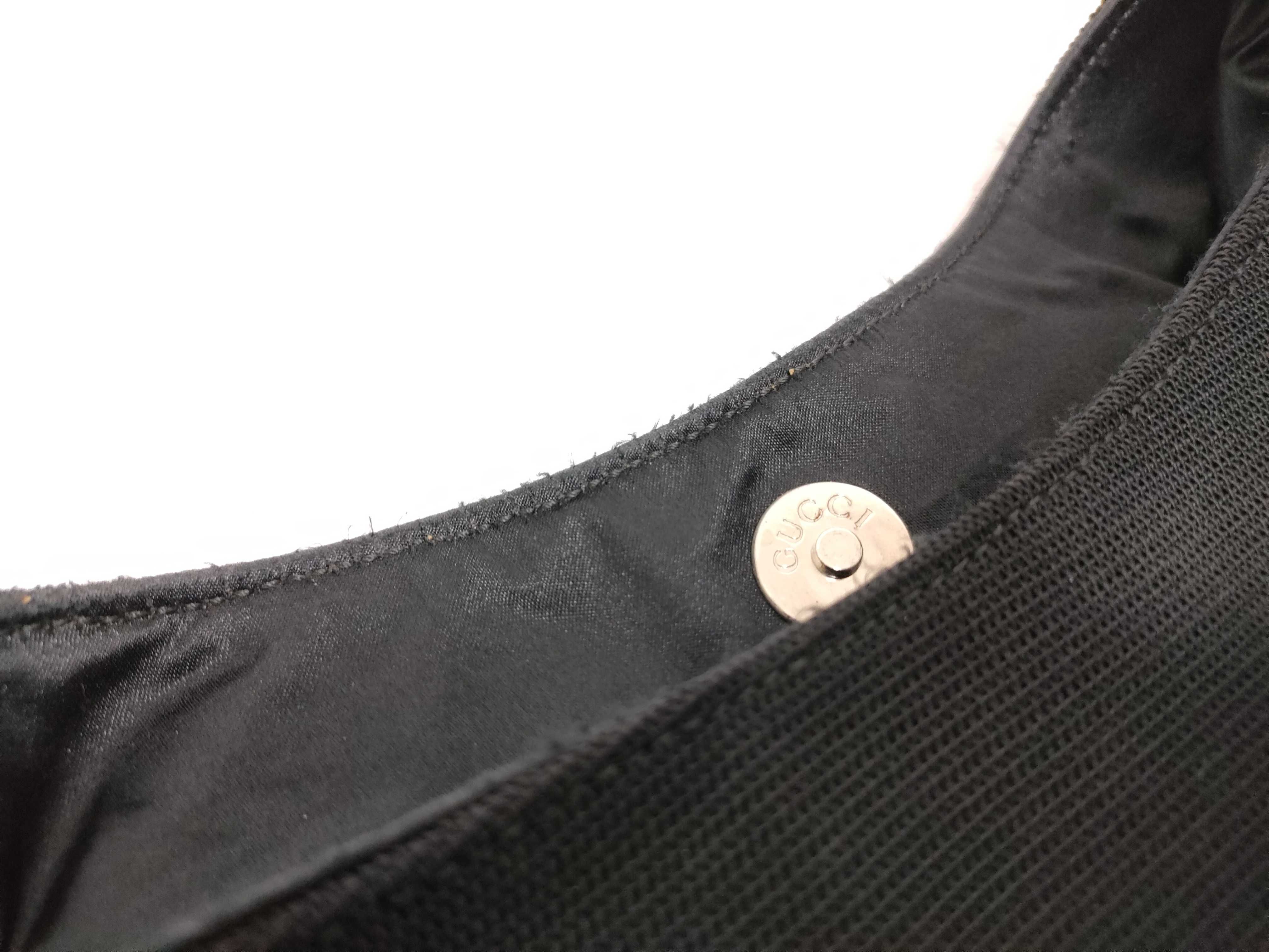 Canvas One-Shoulder Bag, Black Shoulder Bag — view 15