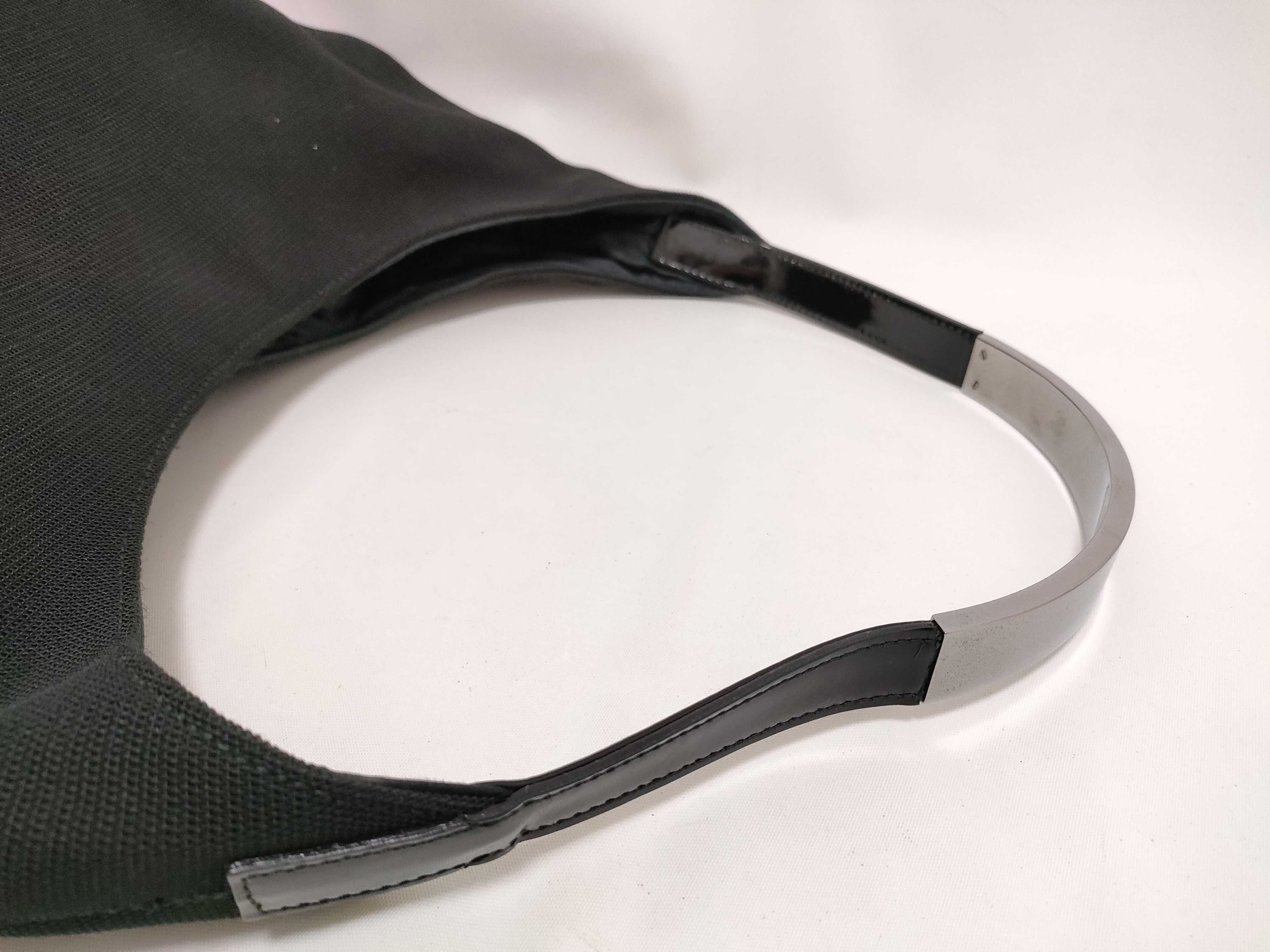 Canvas One-Shoulder Bag, Black Shoulder Bag — view 3