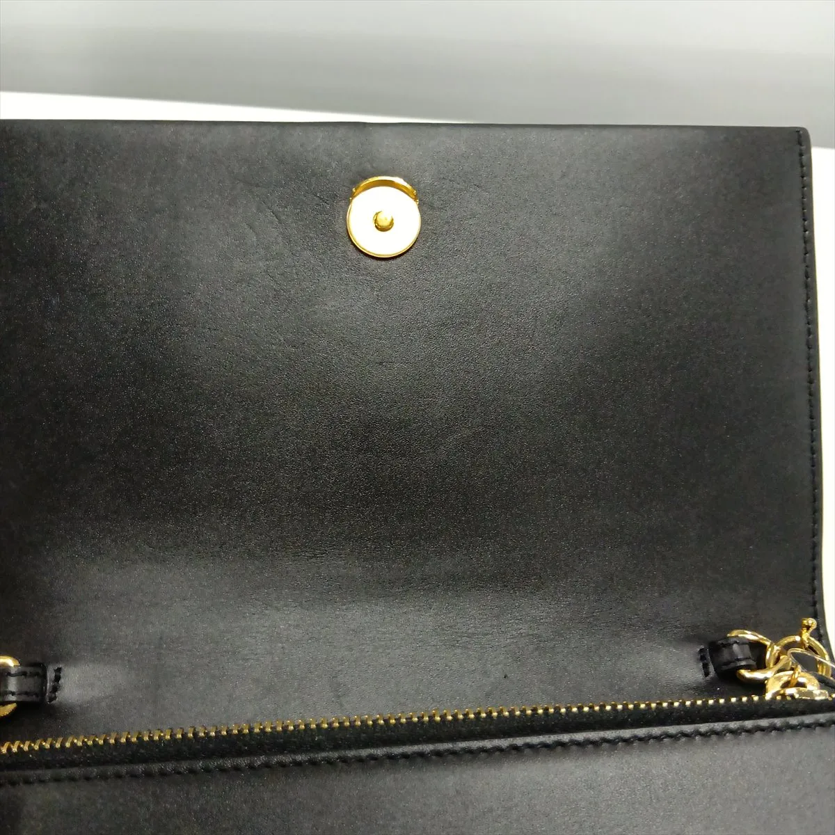 Kate 452159 Leather Chain Wallet Black — view 13
