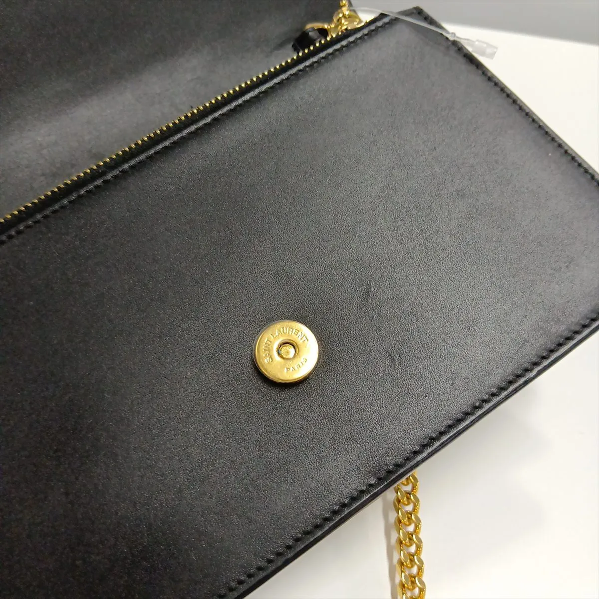 Kate 452159 Leather Chain Wallet Black — view 14