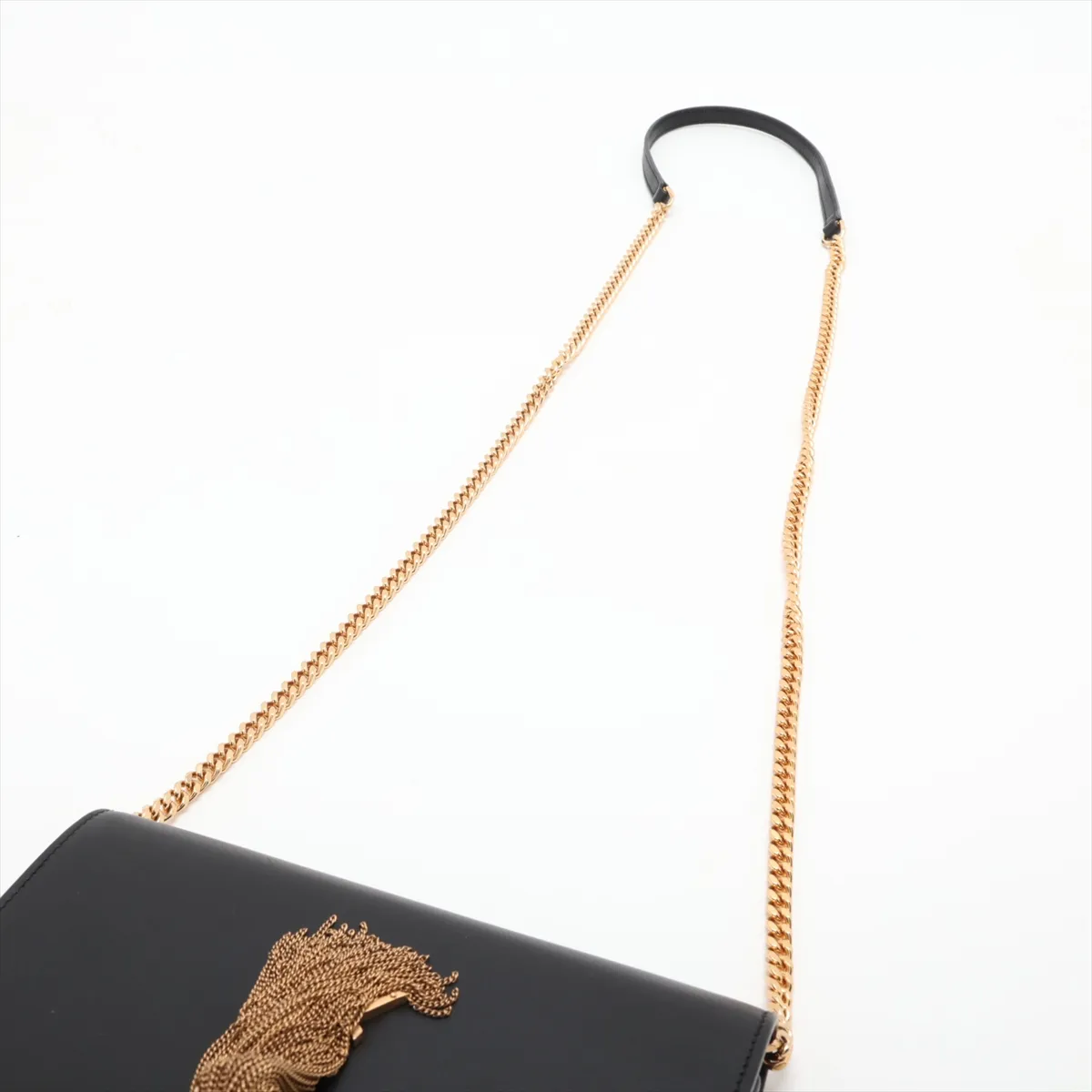 Kate 452159 Leather Chain Wallet Black — view 5