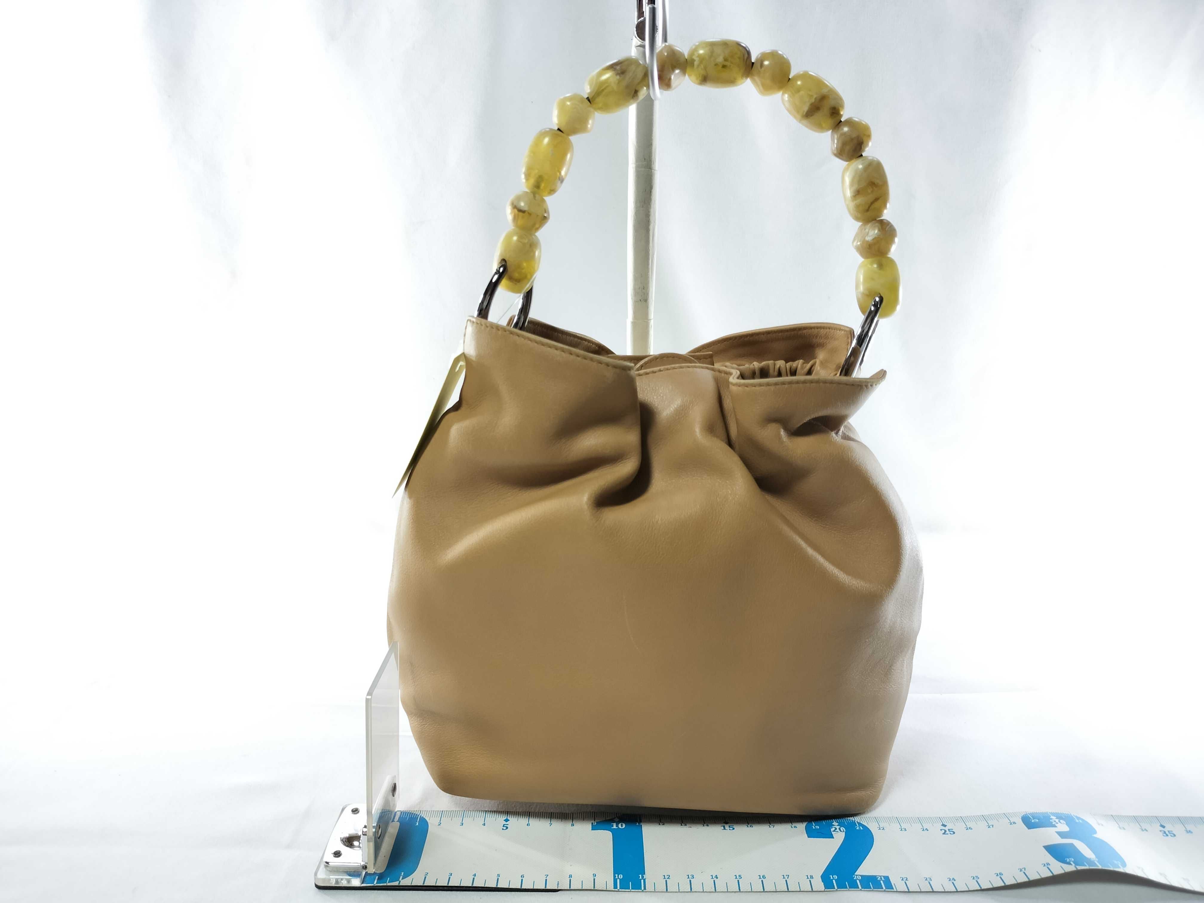 handbag with stone handle — view 2