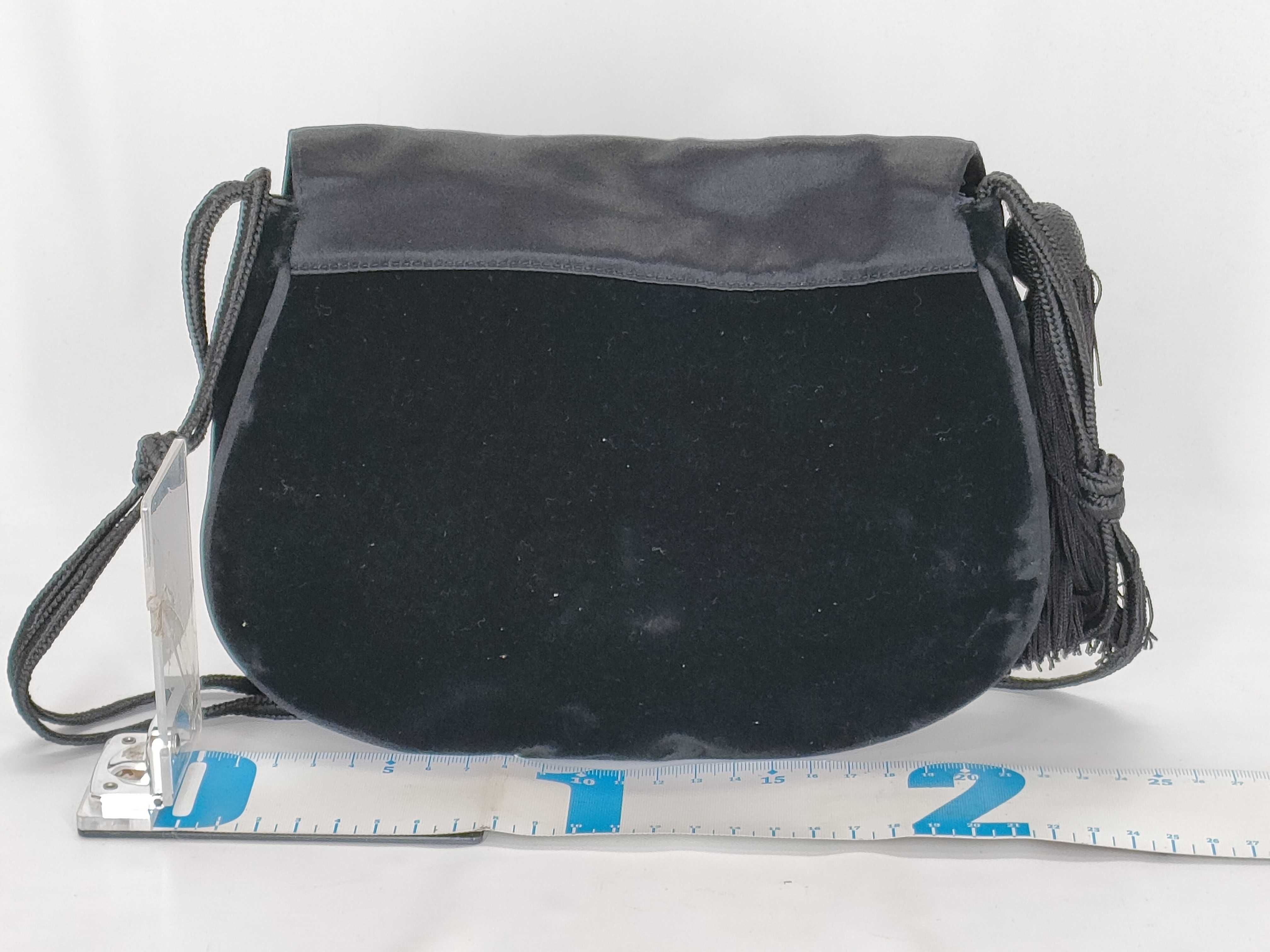 Horsebit Satin Rhinestone Shoulder Bag — view 2