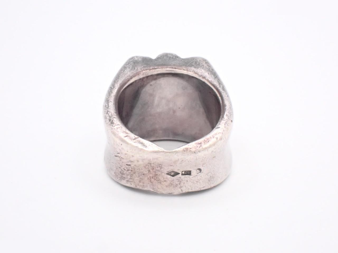 Men's ring, size #17, 925 sterling silver, 35.8g — view 2