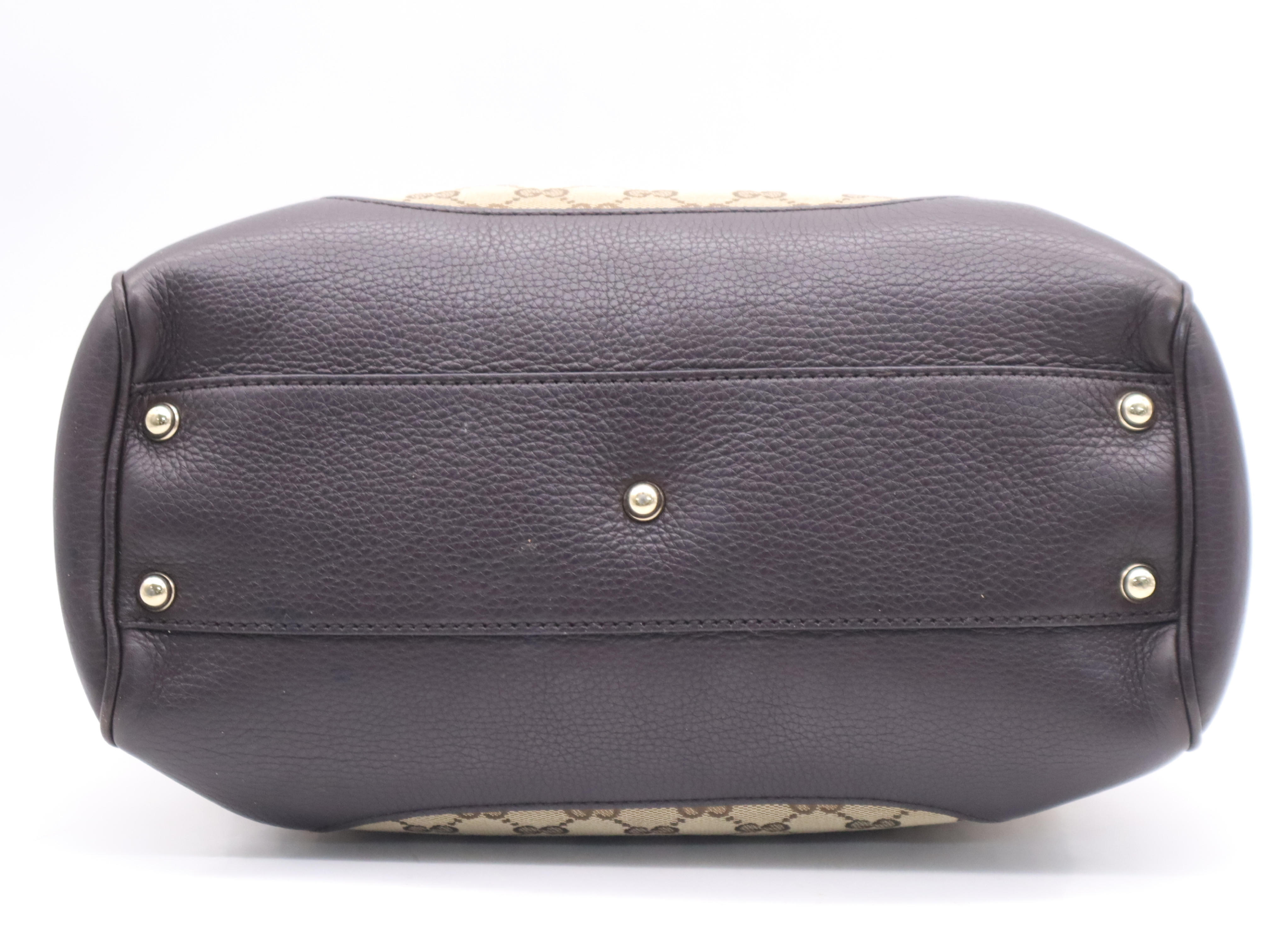 308360GG Canvas Bamboo Beige Handbag — view 4