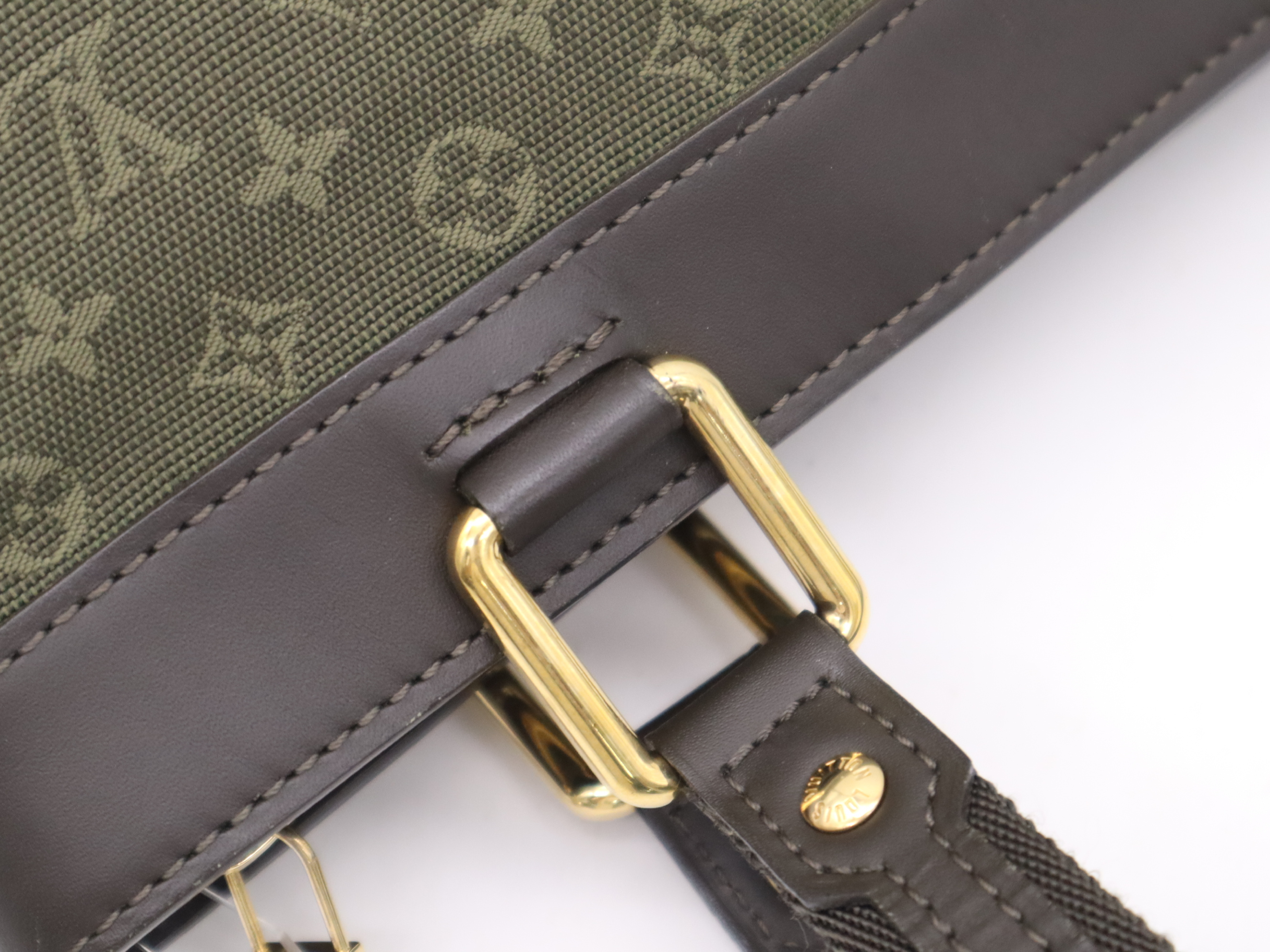 M92682 Monogram Mini Lucille PM Khaki Handbag — view 7