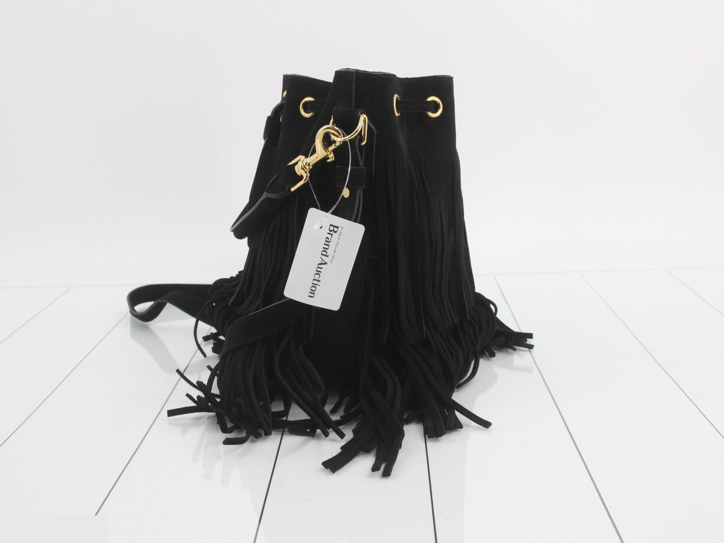 Fringe suede leather shoulder bag — view 3