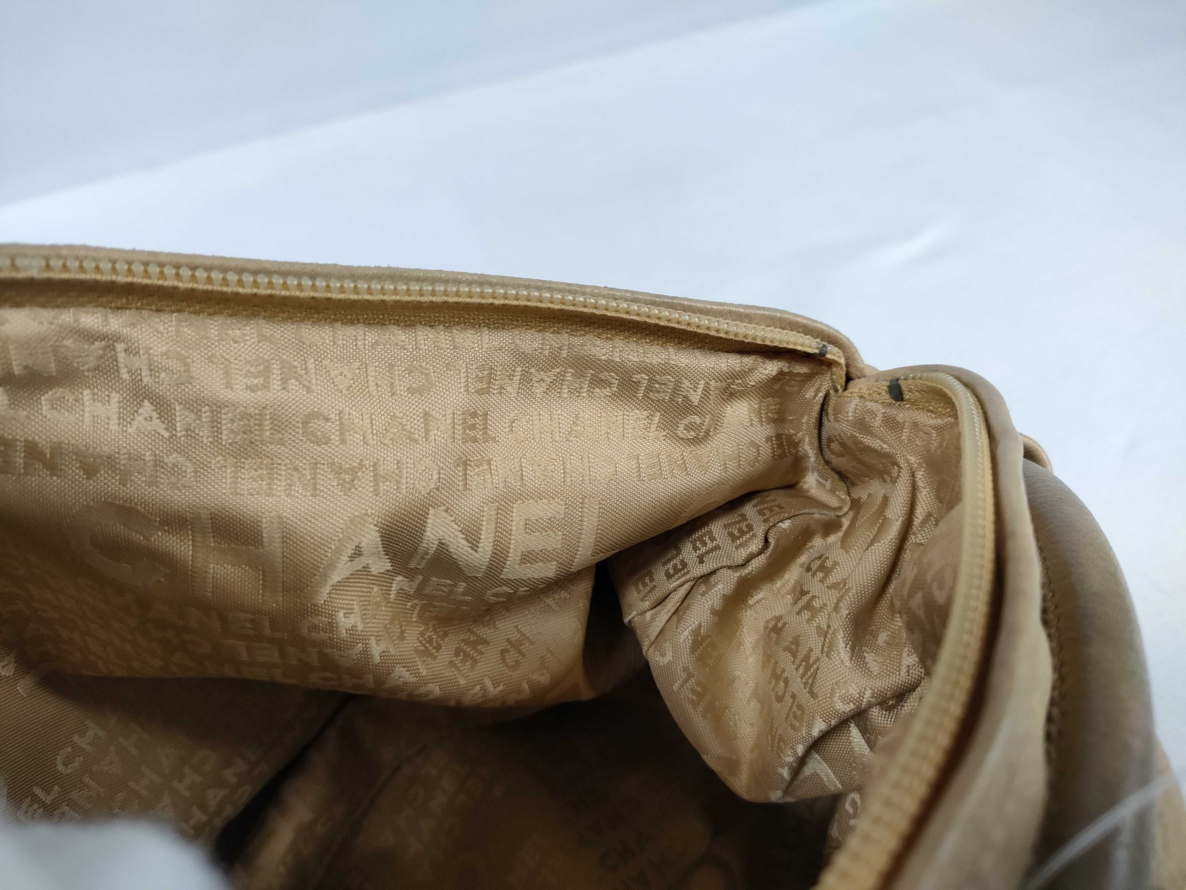 Calfskin One-Handle Tassel Handbag — view 14