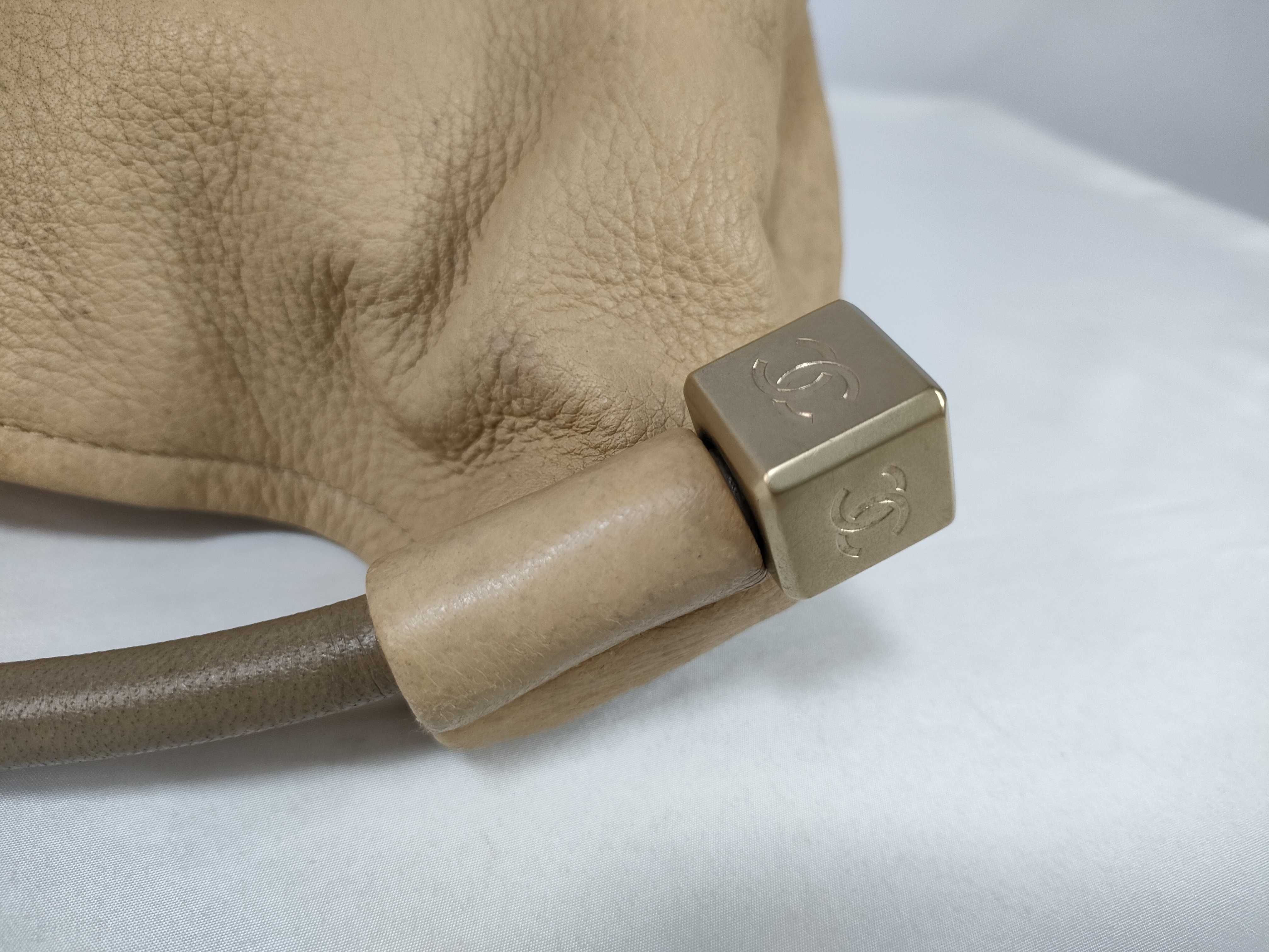 Calfskin One-Handle Tassel Handbag — view 5