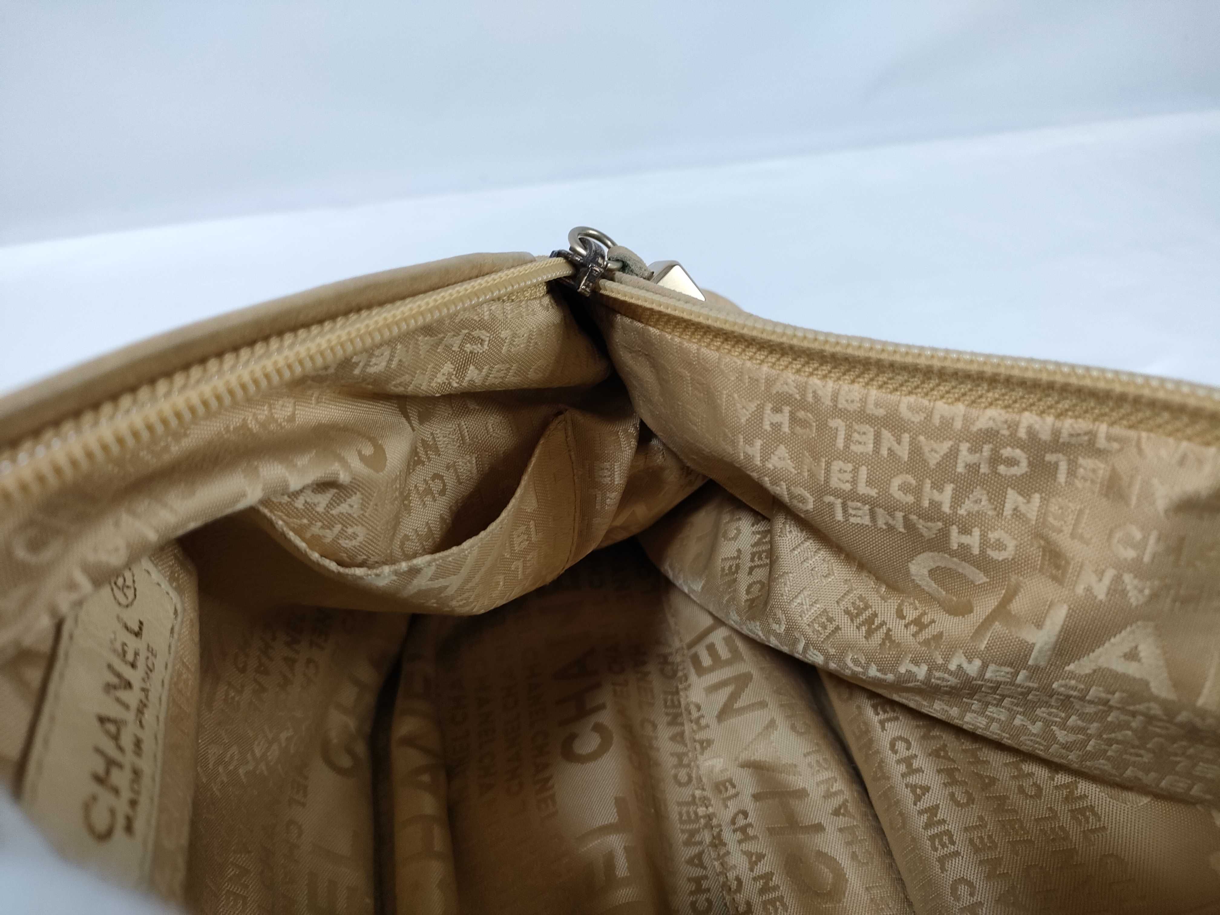 Calfskin One-Handle Tassel Handbag — view 9