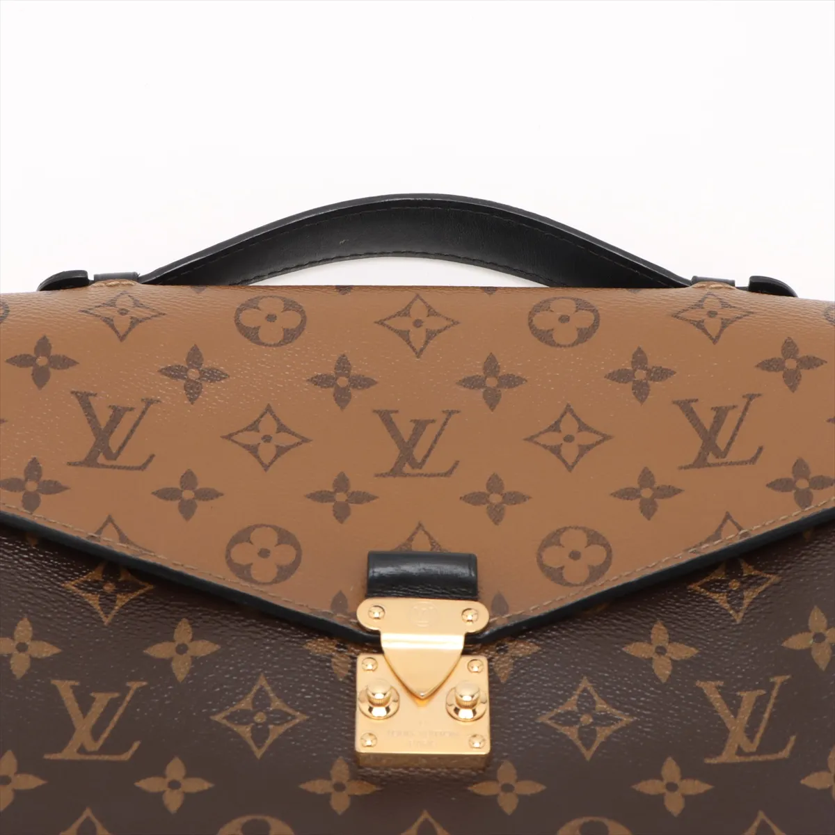 Monogram Reverse Pochette Metis MM M44876 DR0148 Brown RFID Reactive — view 6