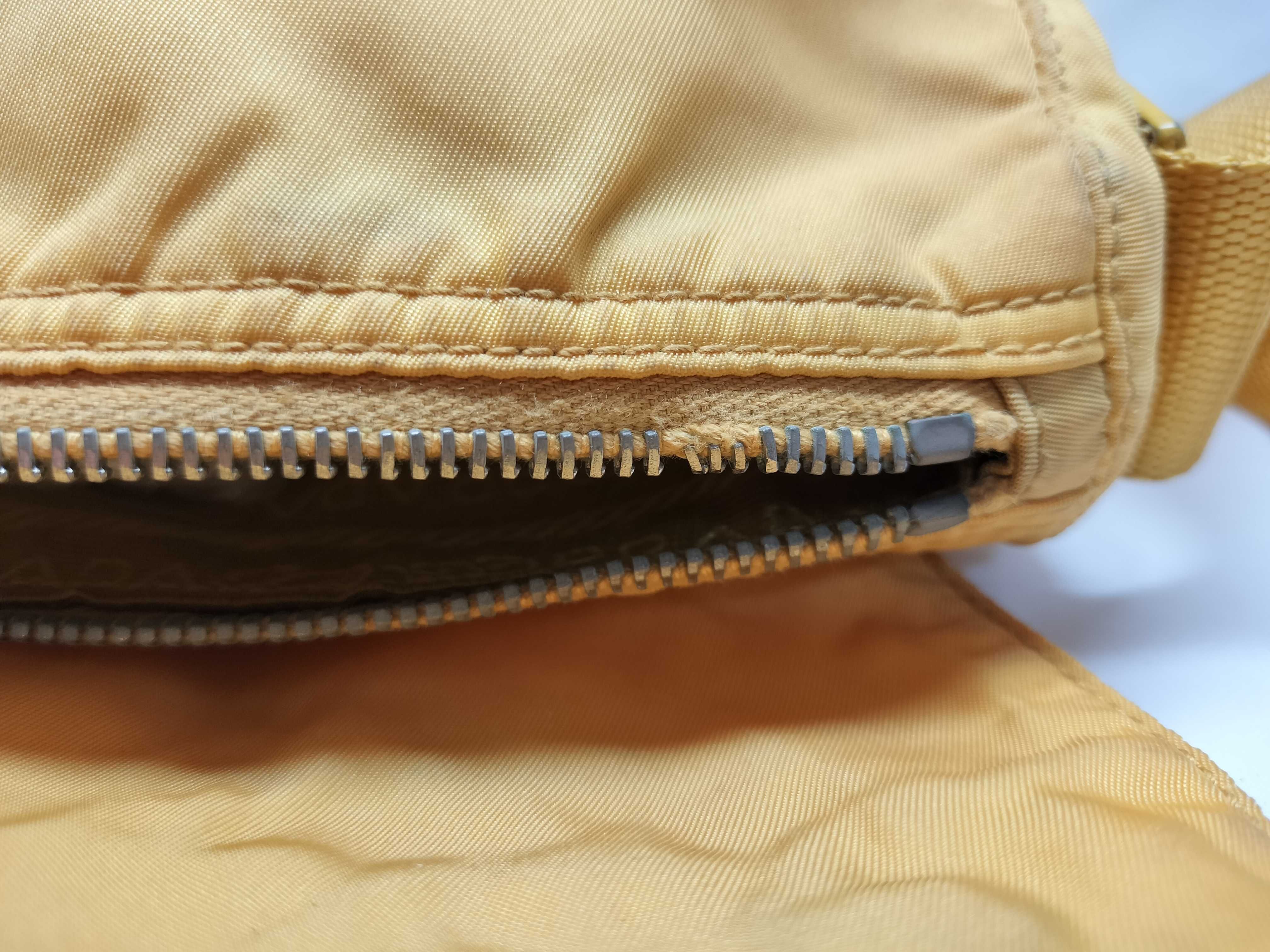 Nylon Backpack, Yellow, Shoulder Bag — view 11