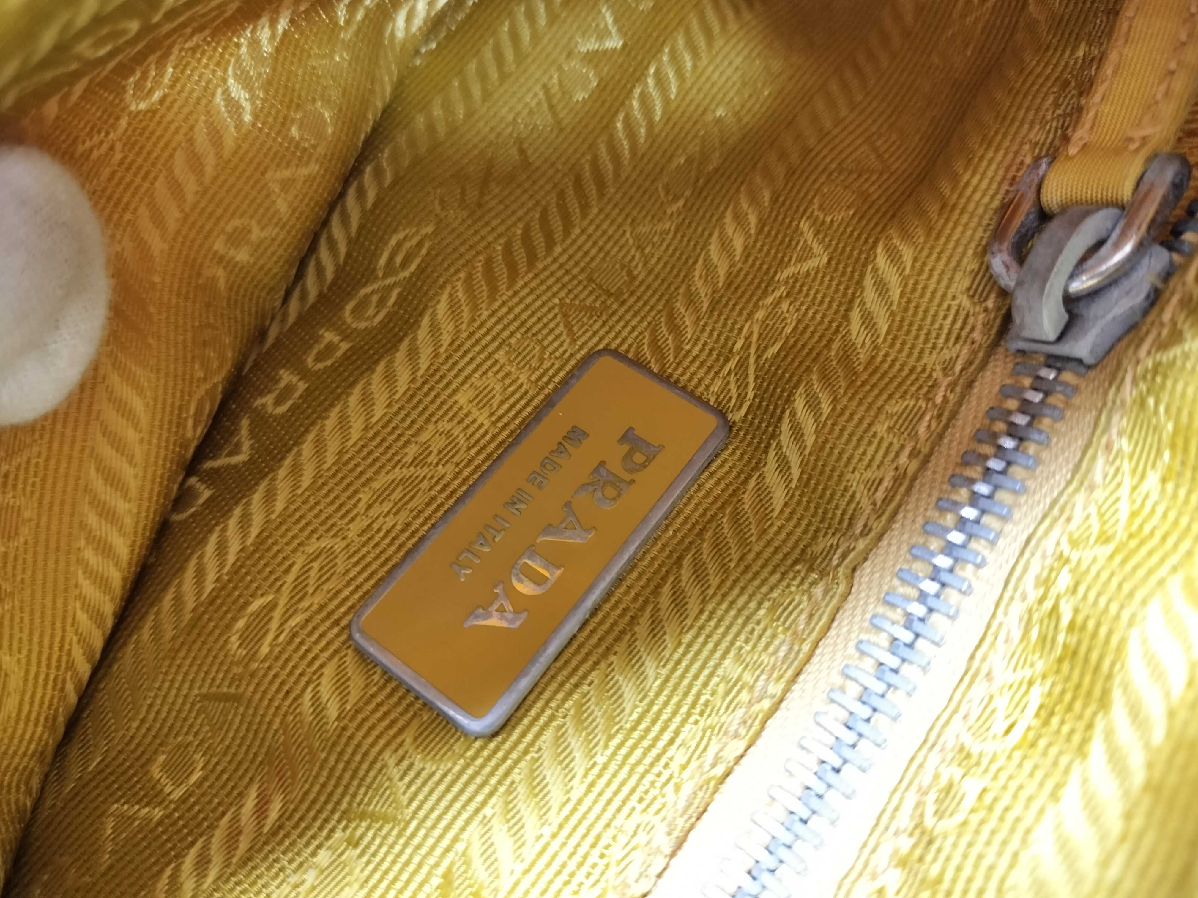 Nylon Backpack, Yellow, Shoulder Bag — view 13