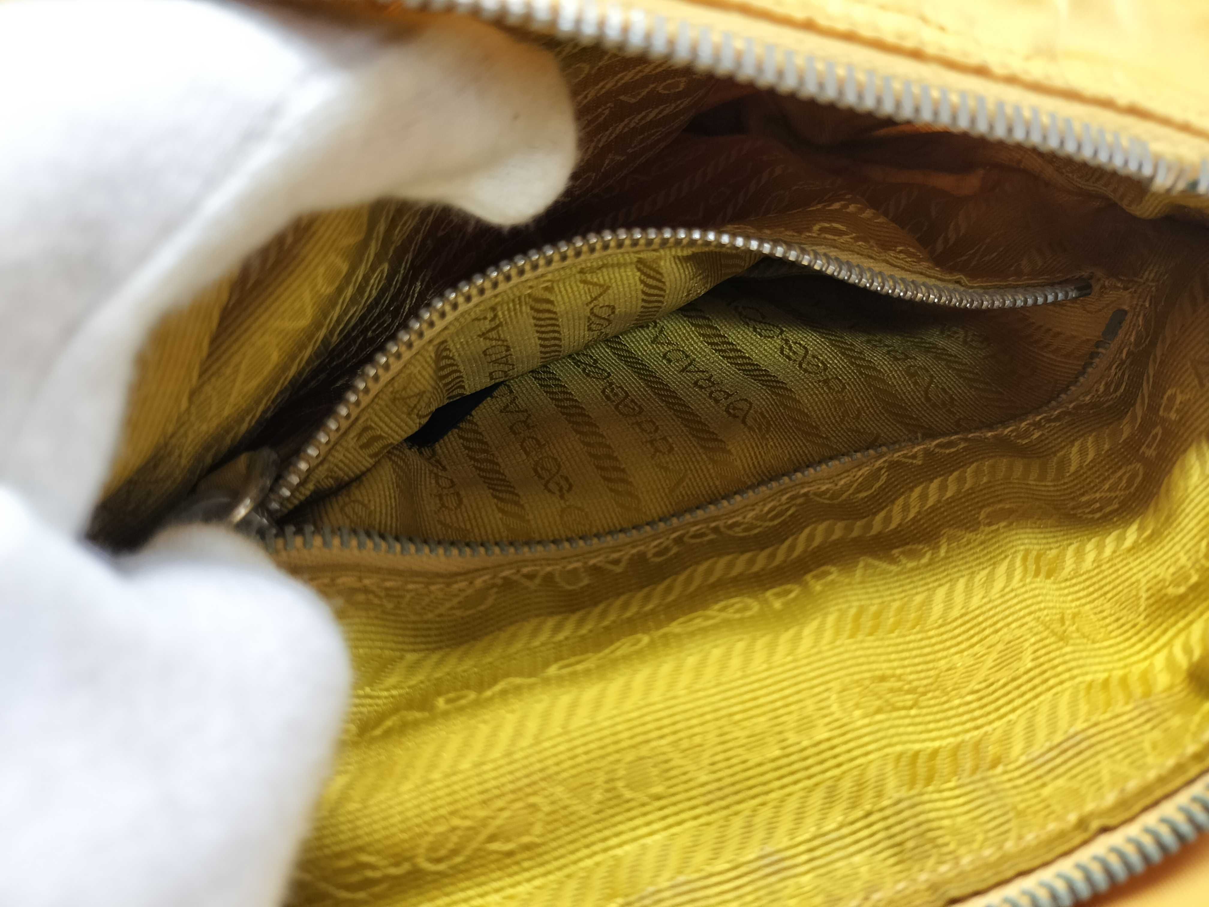 Nylon Backpack, Yellow, Shoulder Bag — view 14