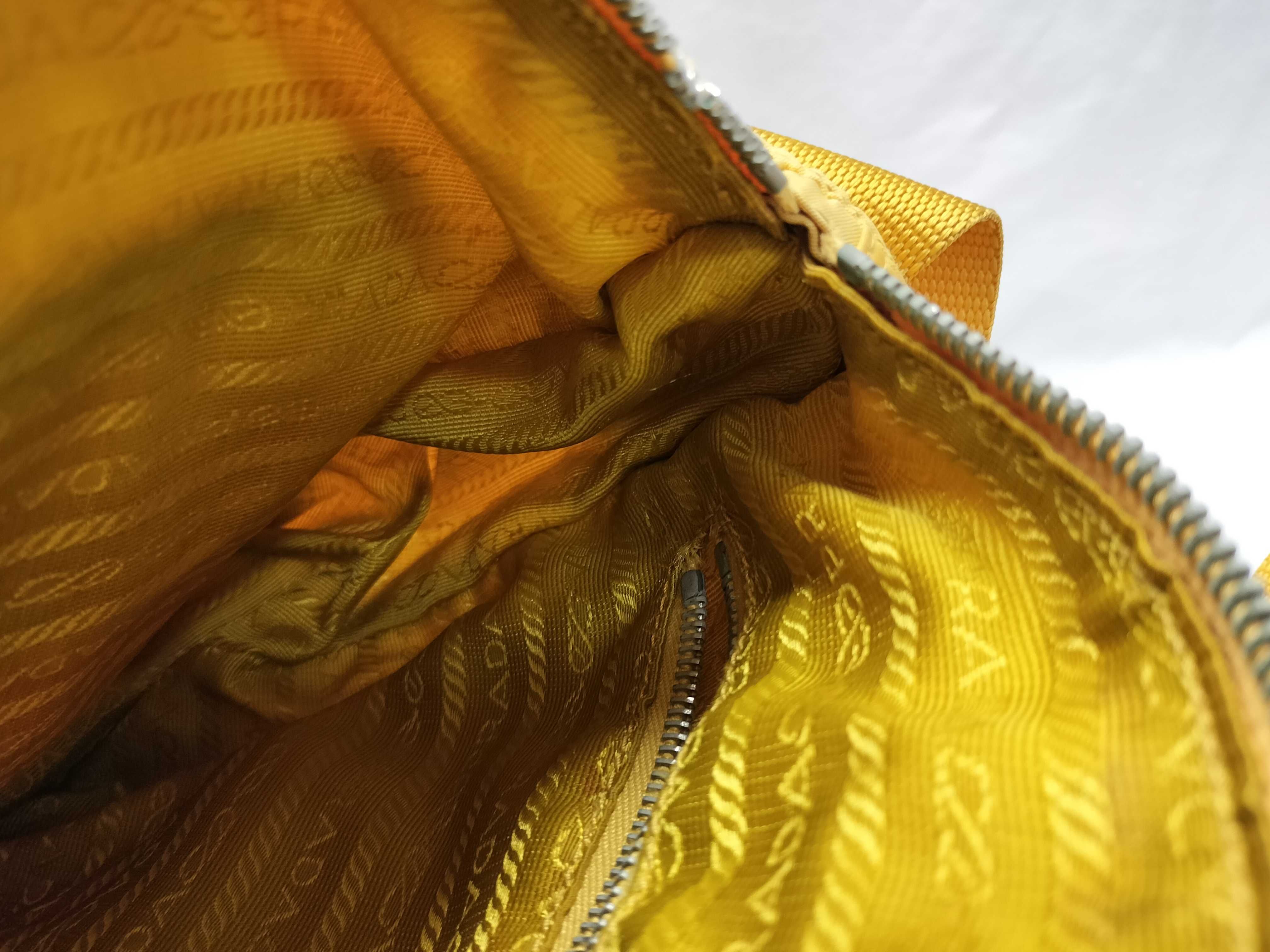 Nylon Backpack, Yellow, Shoulder Bag — view 15