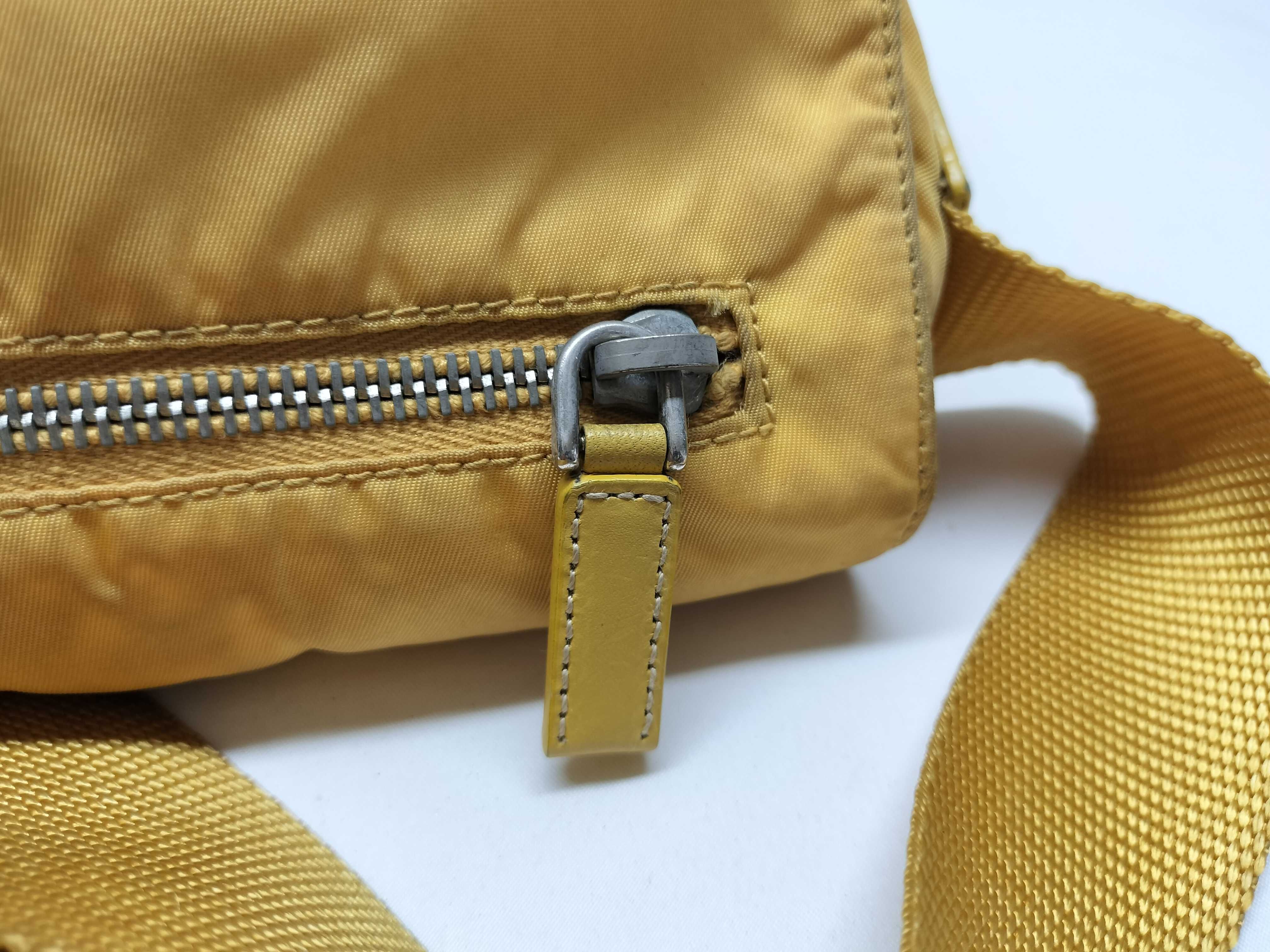 Nylon Backpack, Yellow, Shoulder Bag — view 7