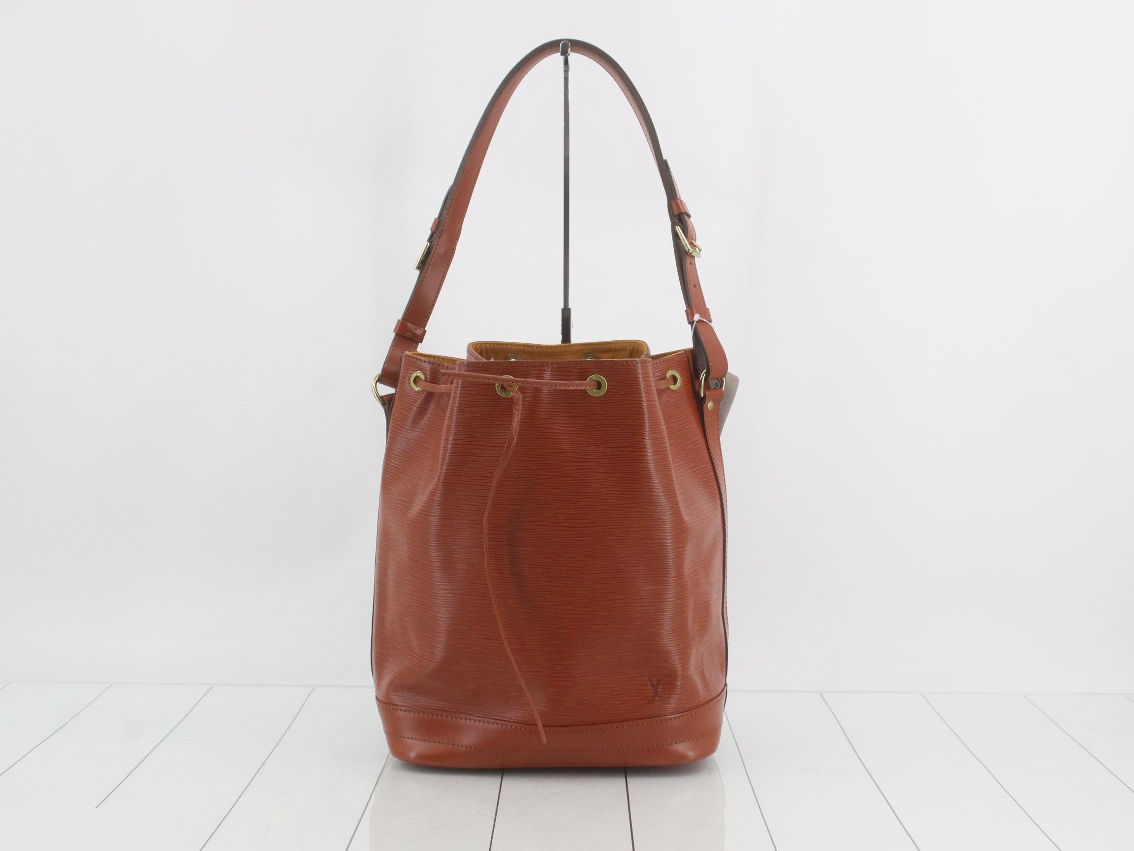 Epi Noe Kenya Brown Shoulder Bag