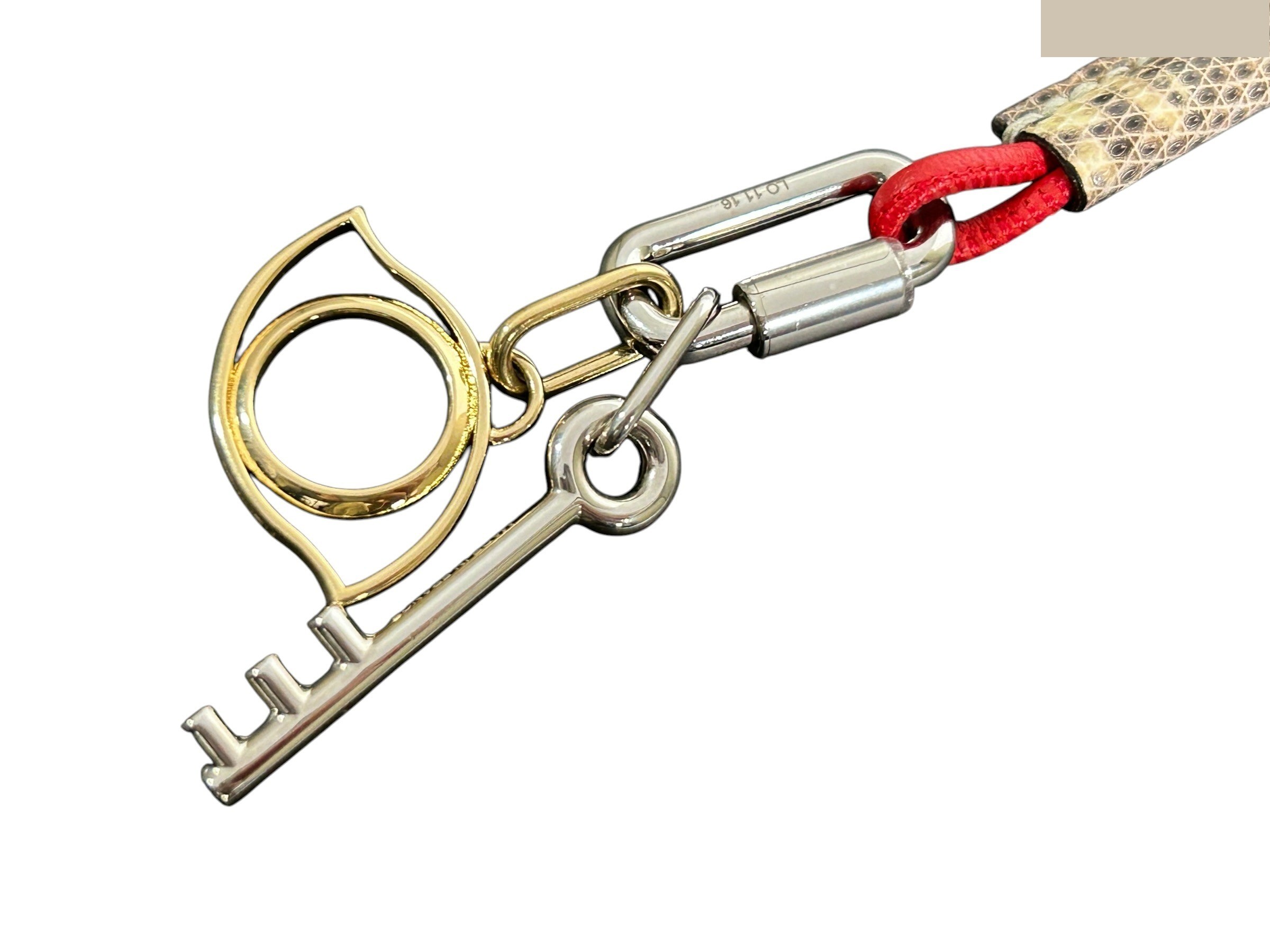 necklace, Curiosité, key eye design, cord approximately 66cm. — view 4
