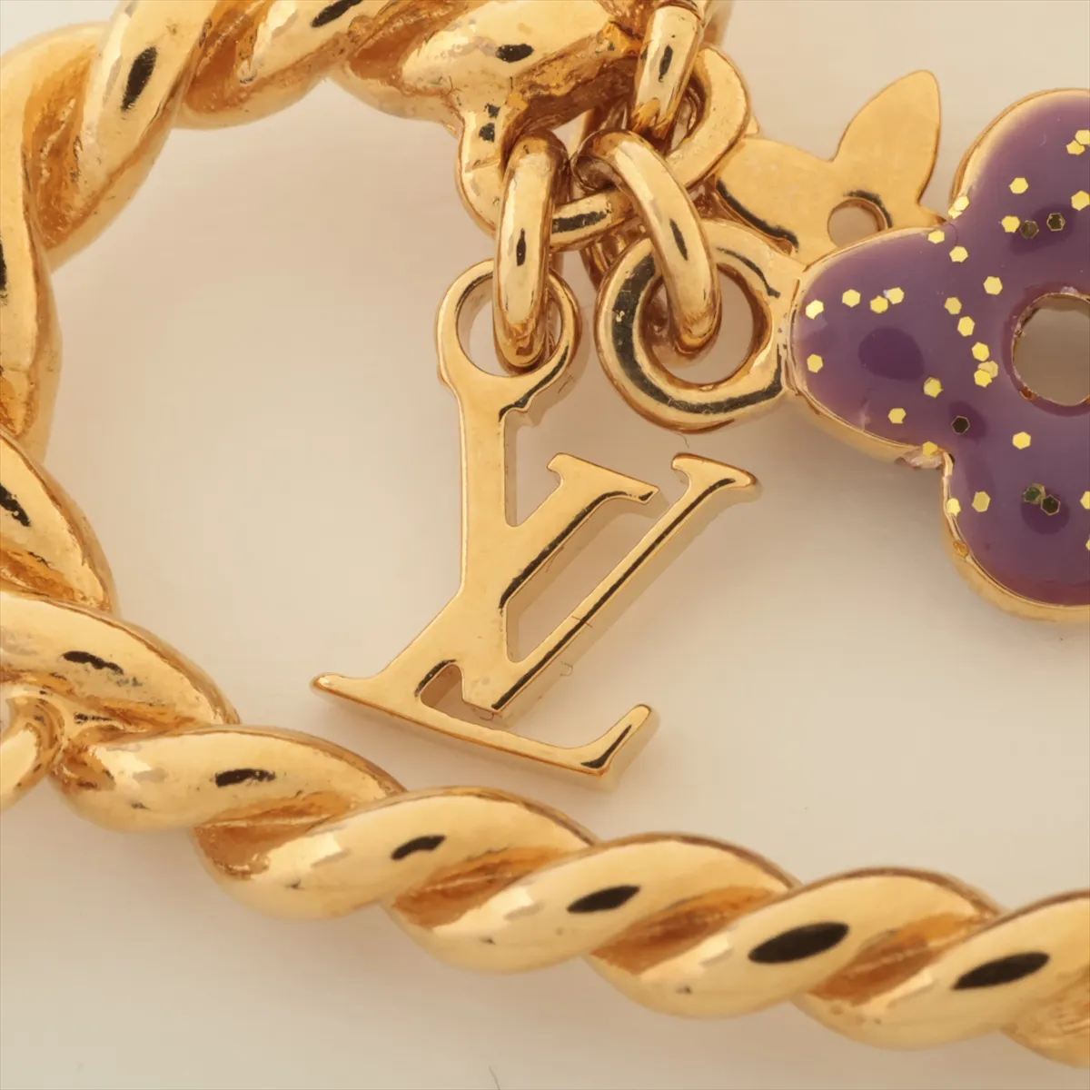 M65824 Brassless Sweet Heart in My Heart Bracelet GP Gold — view 5