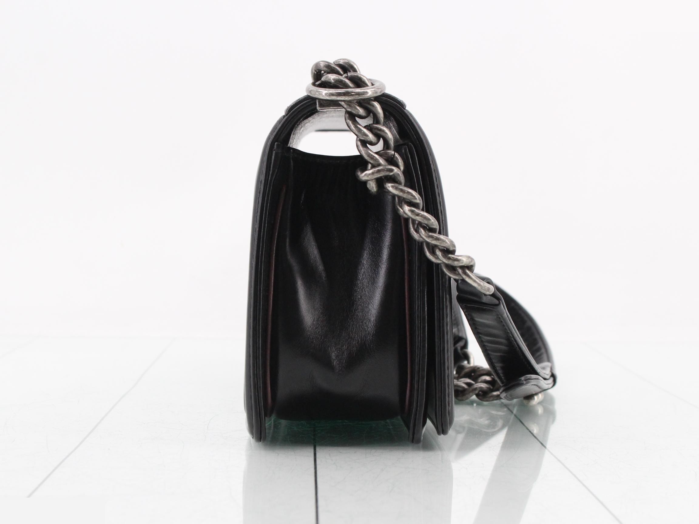 BOY CHANEL Calfskin Shoulder Bag — view 4