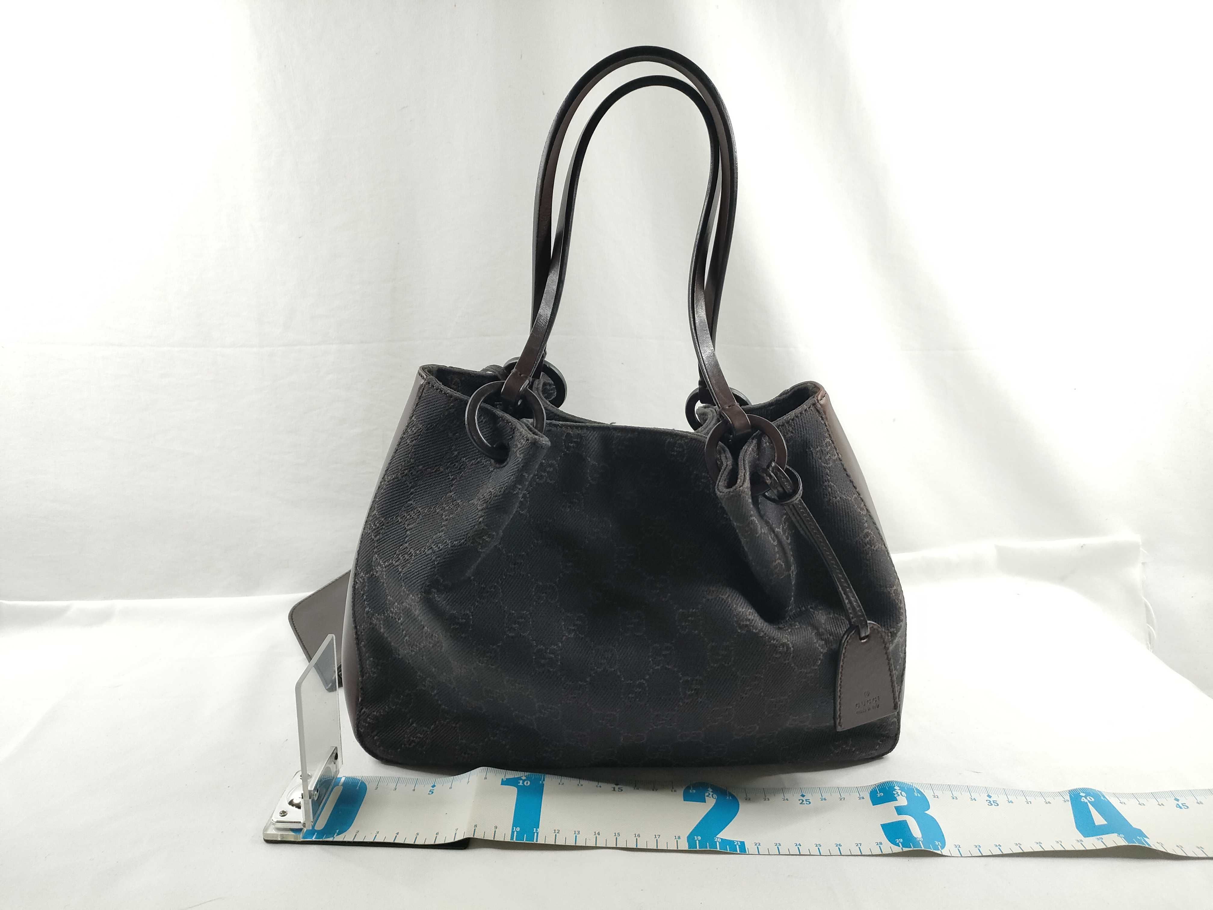 GG Canvas Handbag 101919 with Pouch — view 2