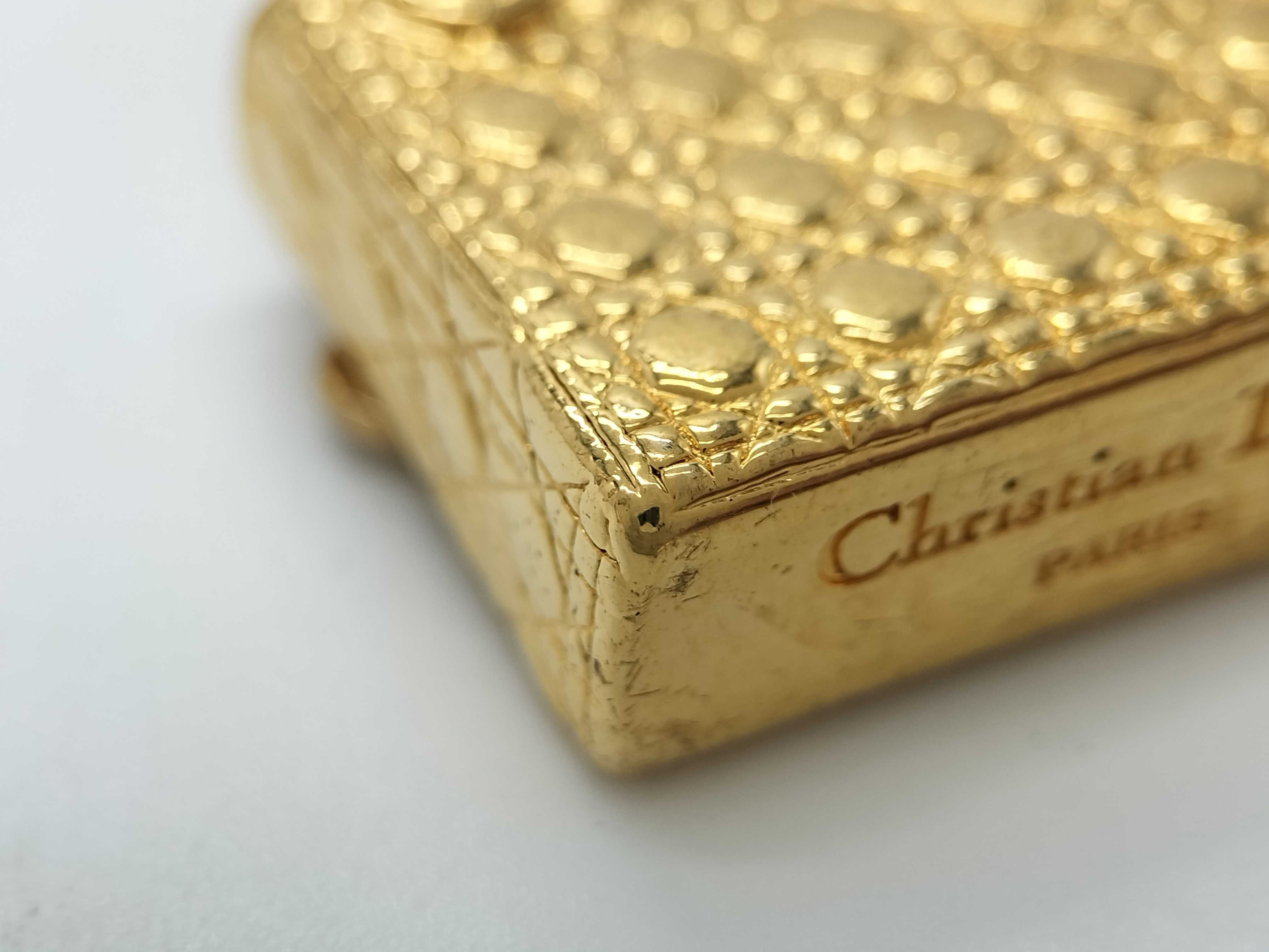 Lady Dior Bag Charm, Gold Charm — view 9