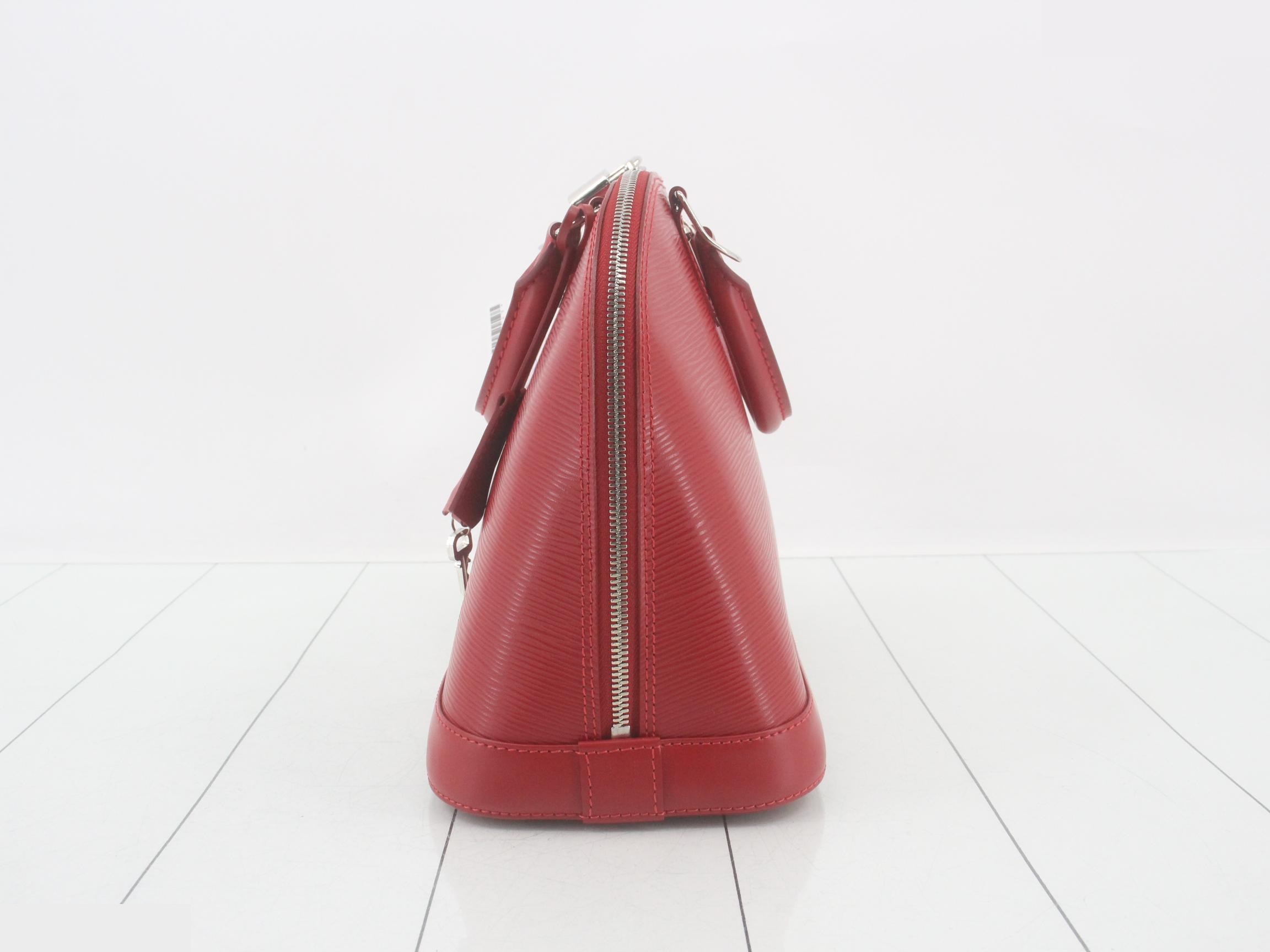 Epi Alma PM Coquelicot Handbag — view 3