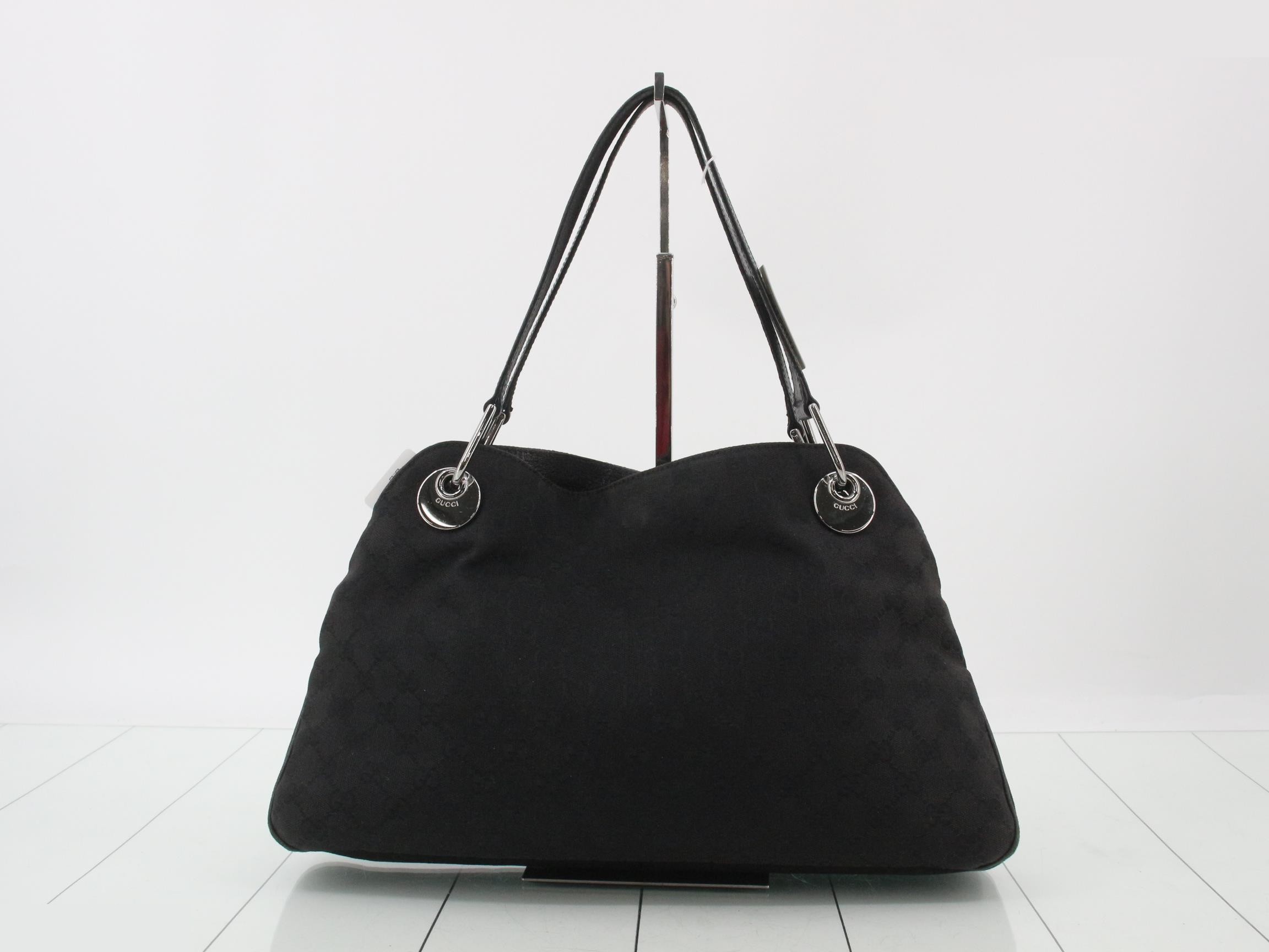 canvas handbag, black, item number 121023, part number 204991 — view 2