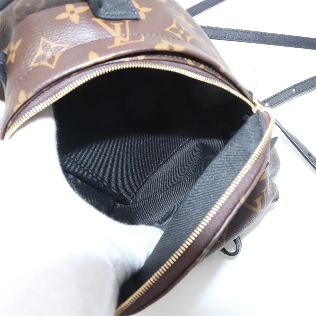 Monogram Palm Springs Backpack MINI M44873 Brown (Parts missing, RFID detected) — view 7