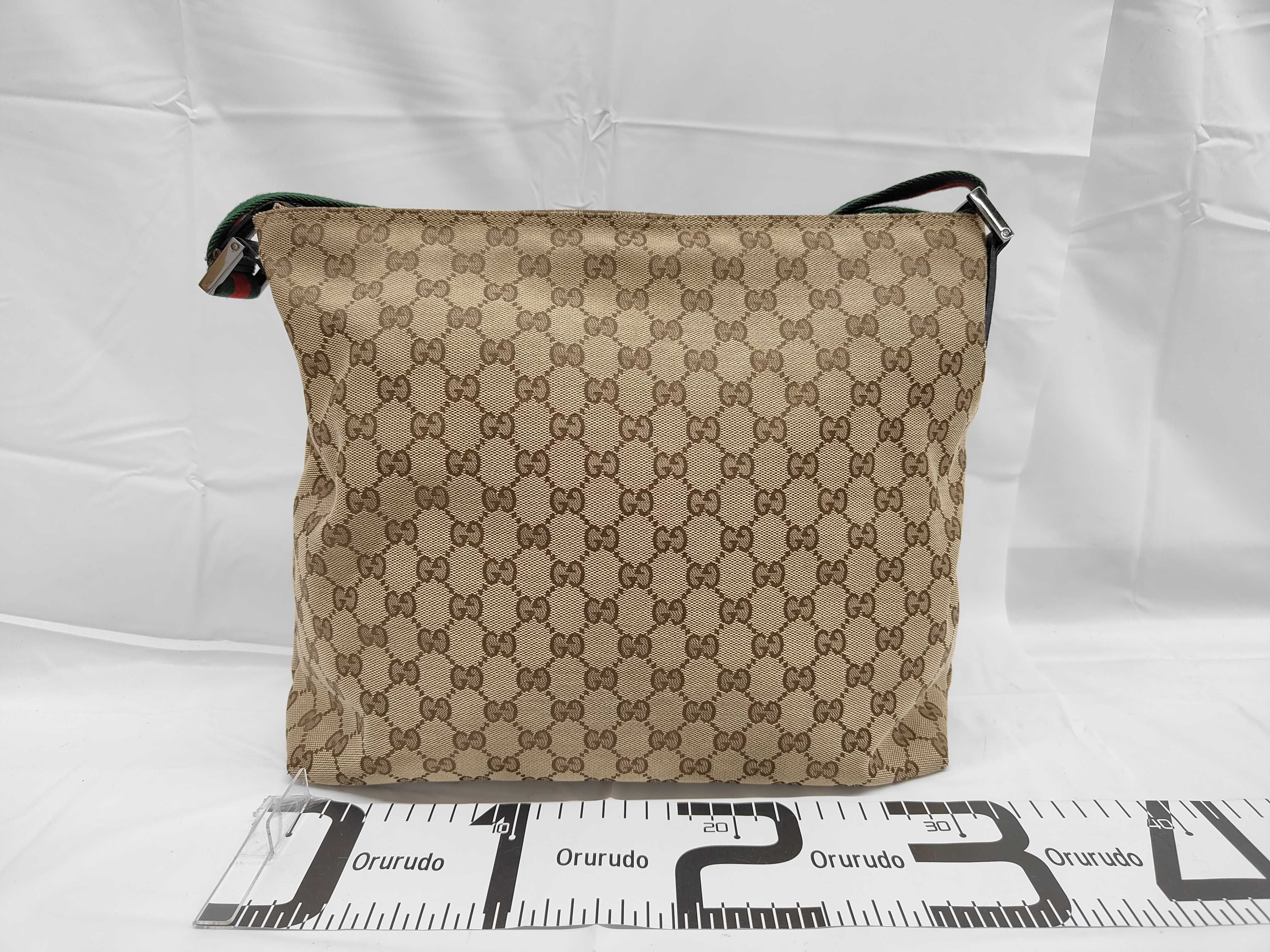 GG Canvas Web Stripe Messenger Bag (Shoulder Bag) — view 2