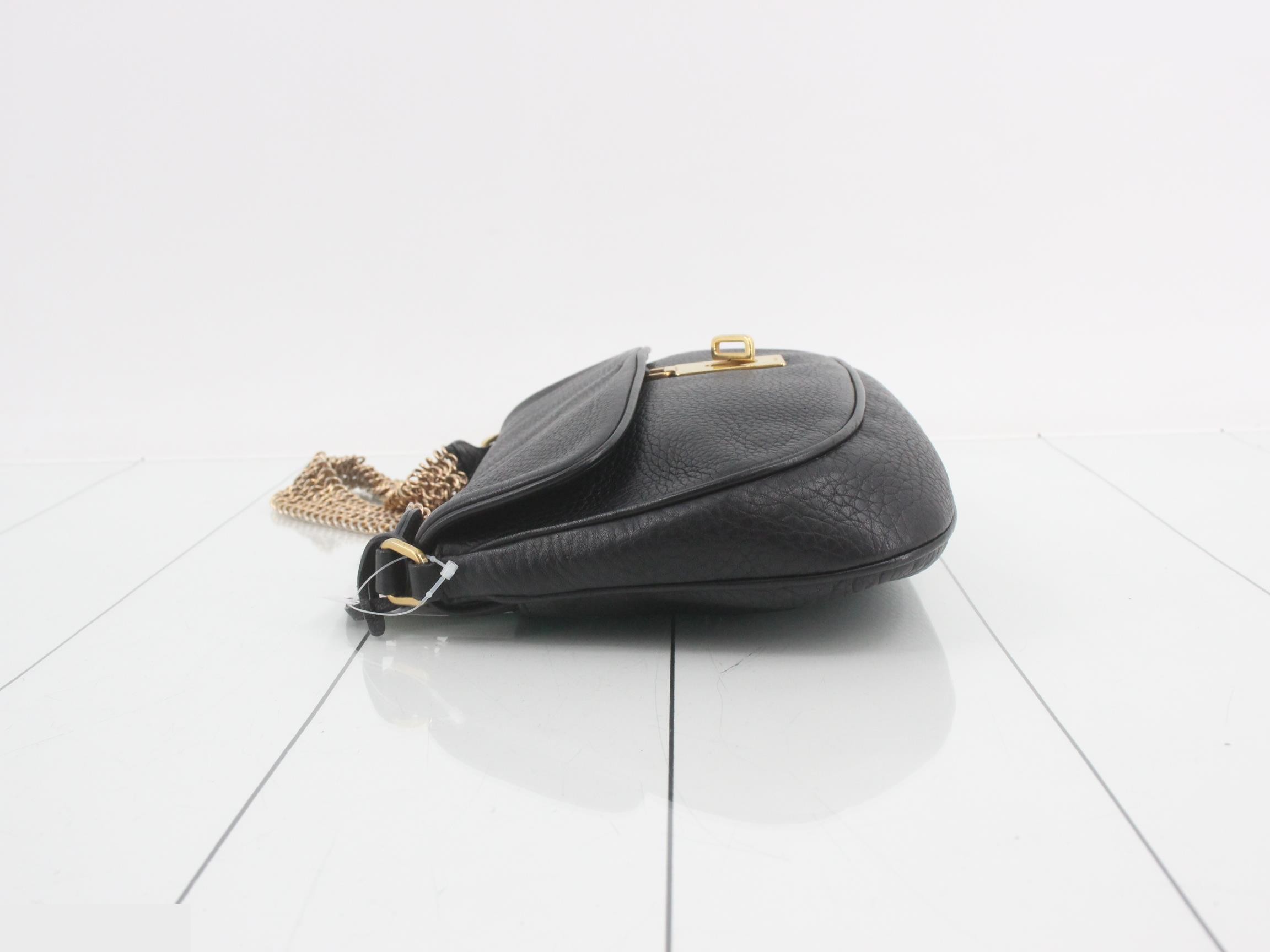 Logo Chain Shoulder Handbag — view 4