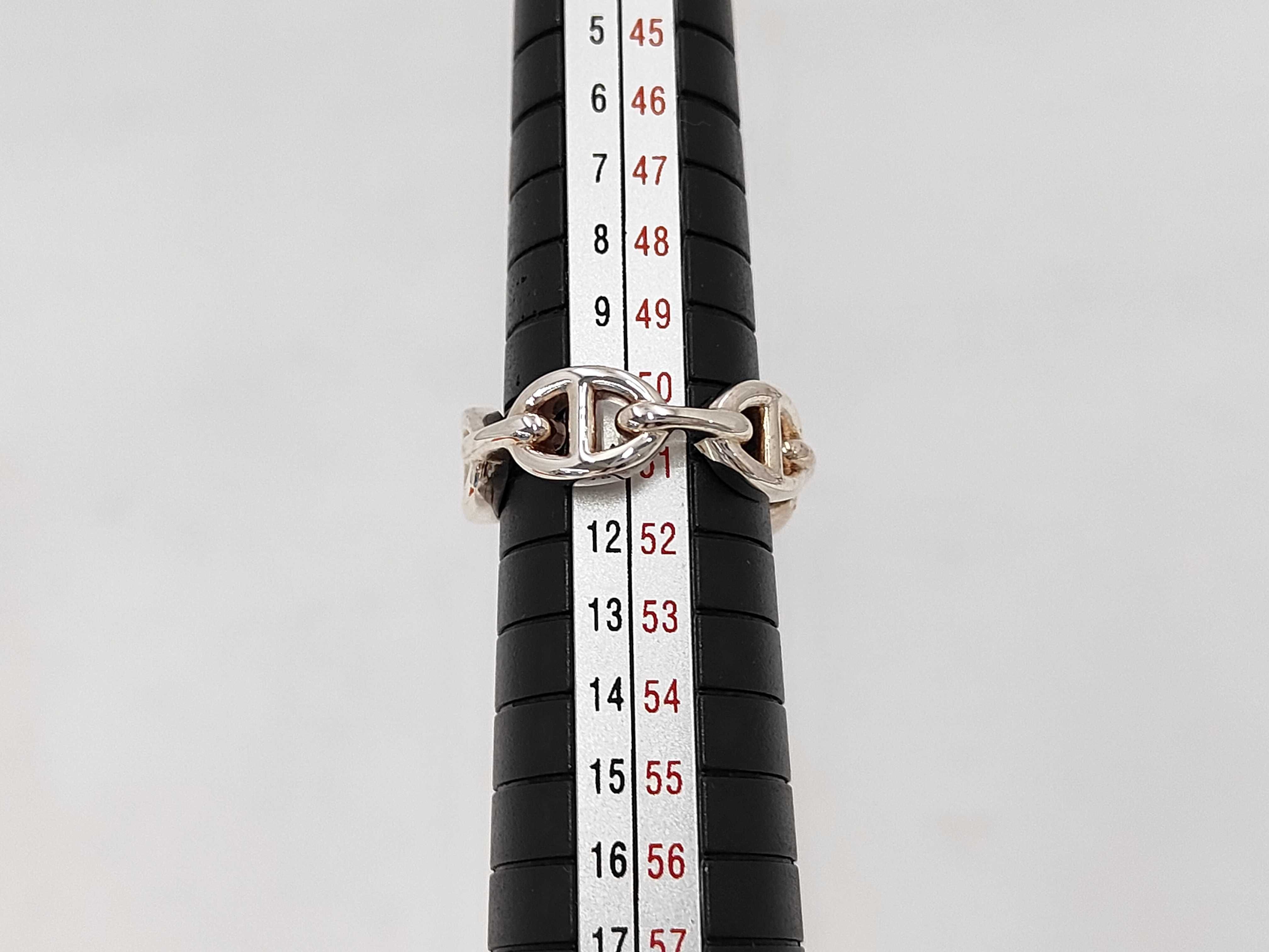 Chaine d'Ancre Enchainée Ring, Ag925, 5.6g, #51, 25AJ109346 Ring — view 8