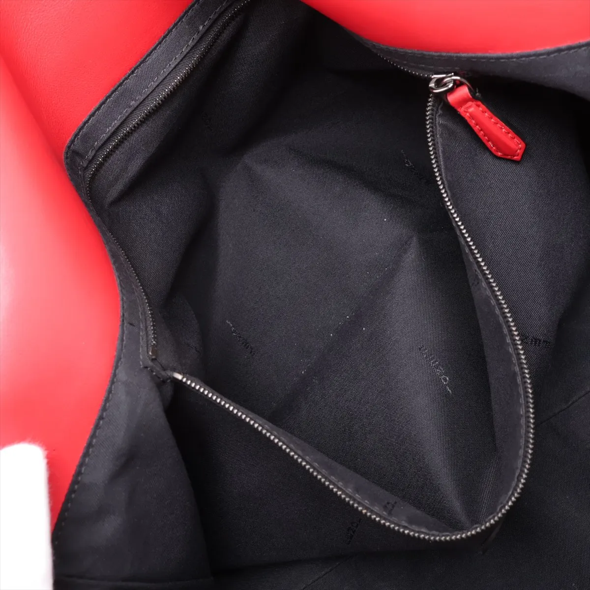 Selleria Baguette Leather 2-Way Shoulder Bag, Black 7VA474 — view 8
