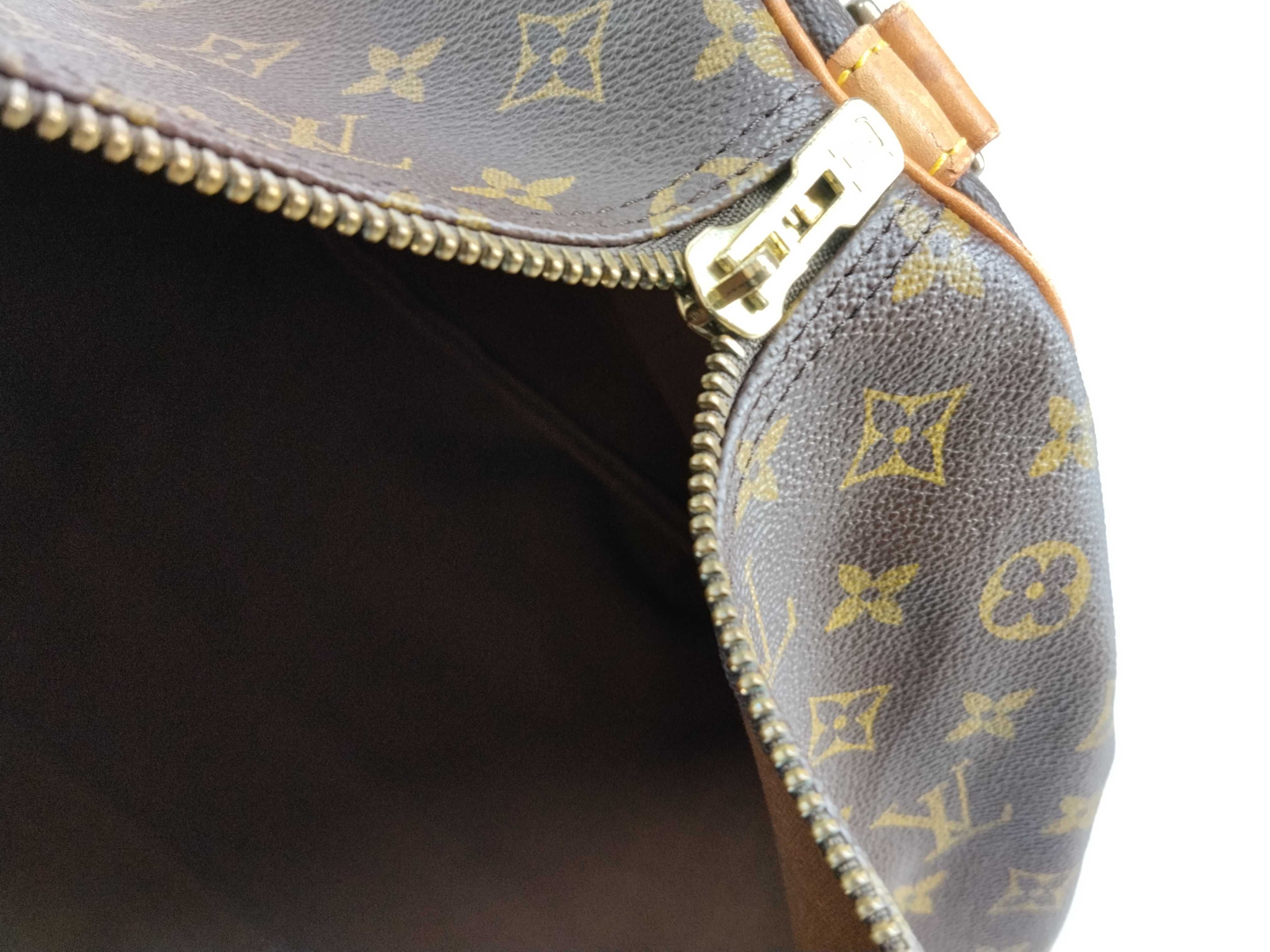 Monogram Vuitton Keepall Bandoulière 60 Boston Bag with Shoulder Strap — view 14