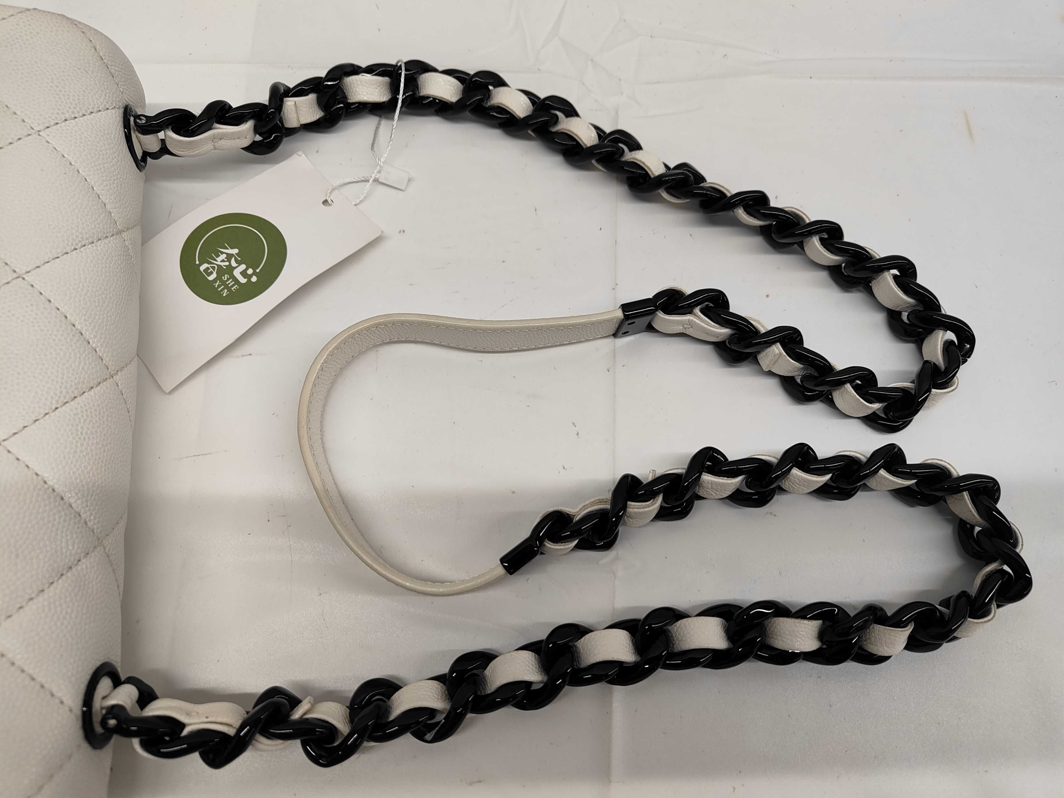 Matelassé Chain Shoulder Bag — view 5