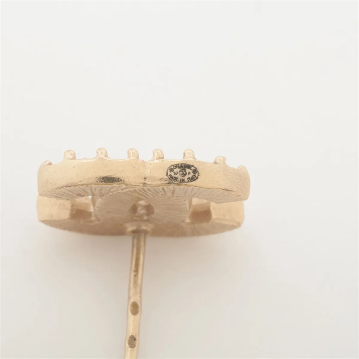 Coco Mark 10P Earrings (Pair) GP x Rhinestone Gold - — view 5