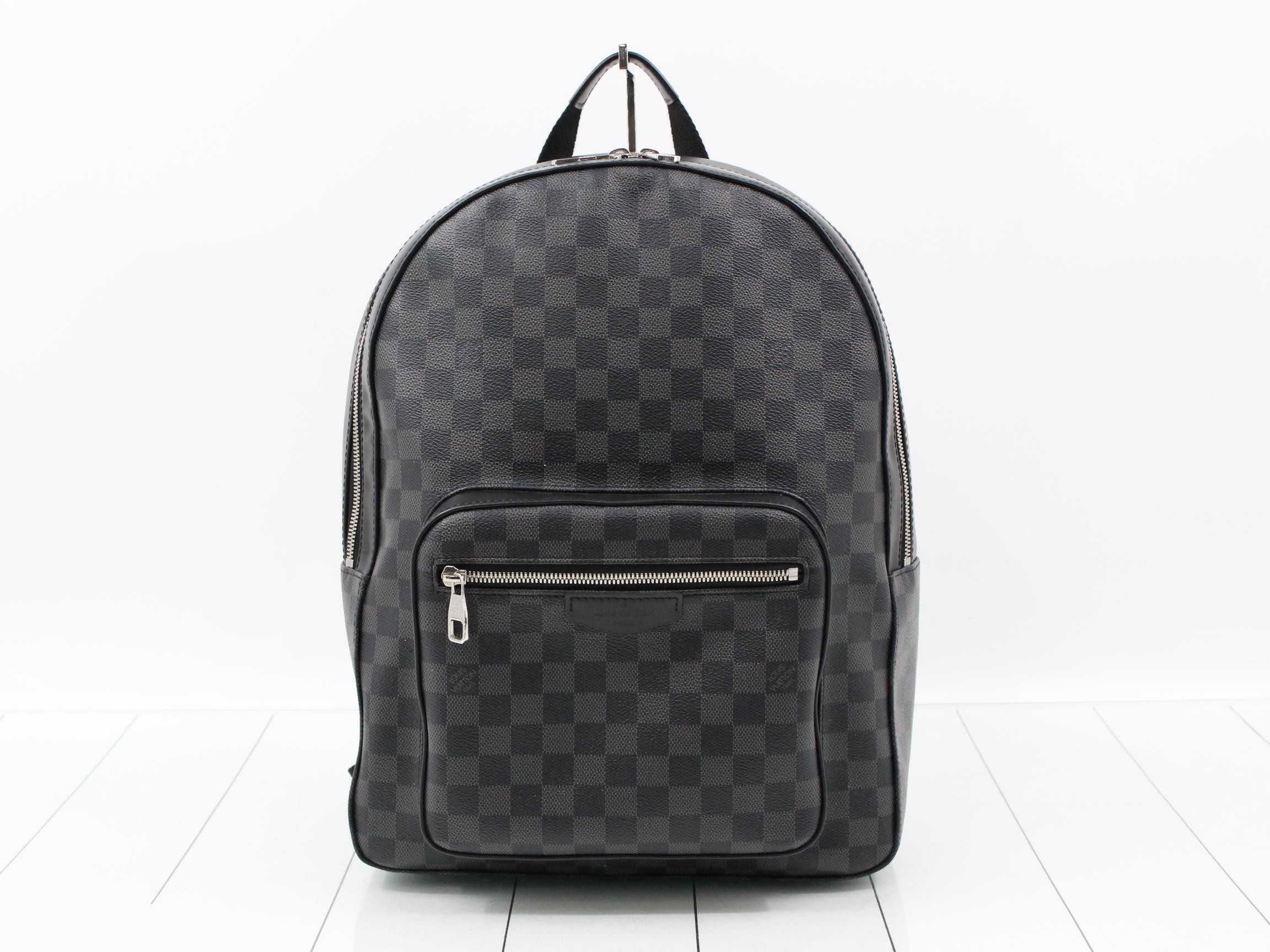 N41473 Josh Backpack, Damier Graphite, Gray