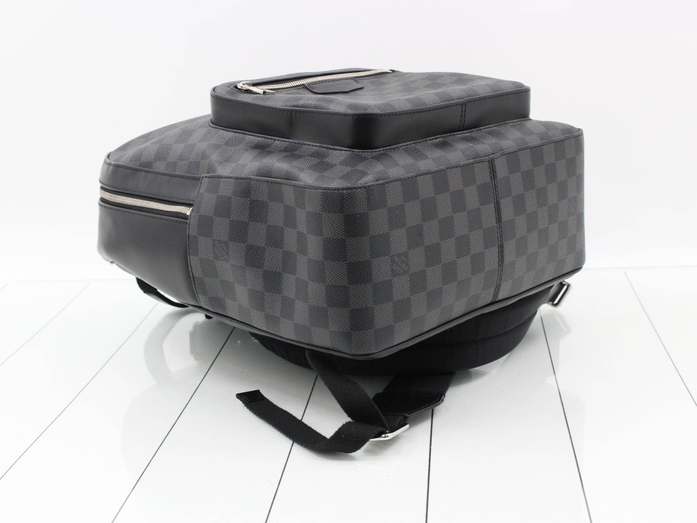 N41473 Josh Backpack, Damier Graphite, Gray — view 5