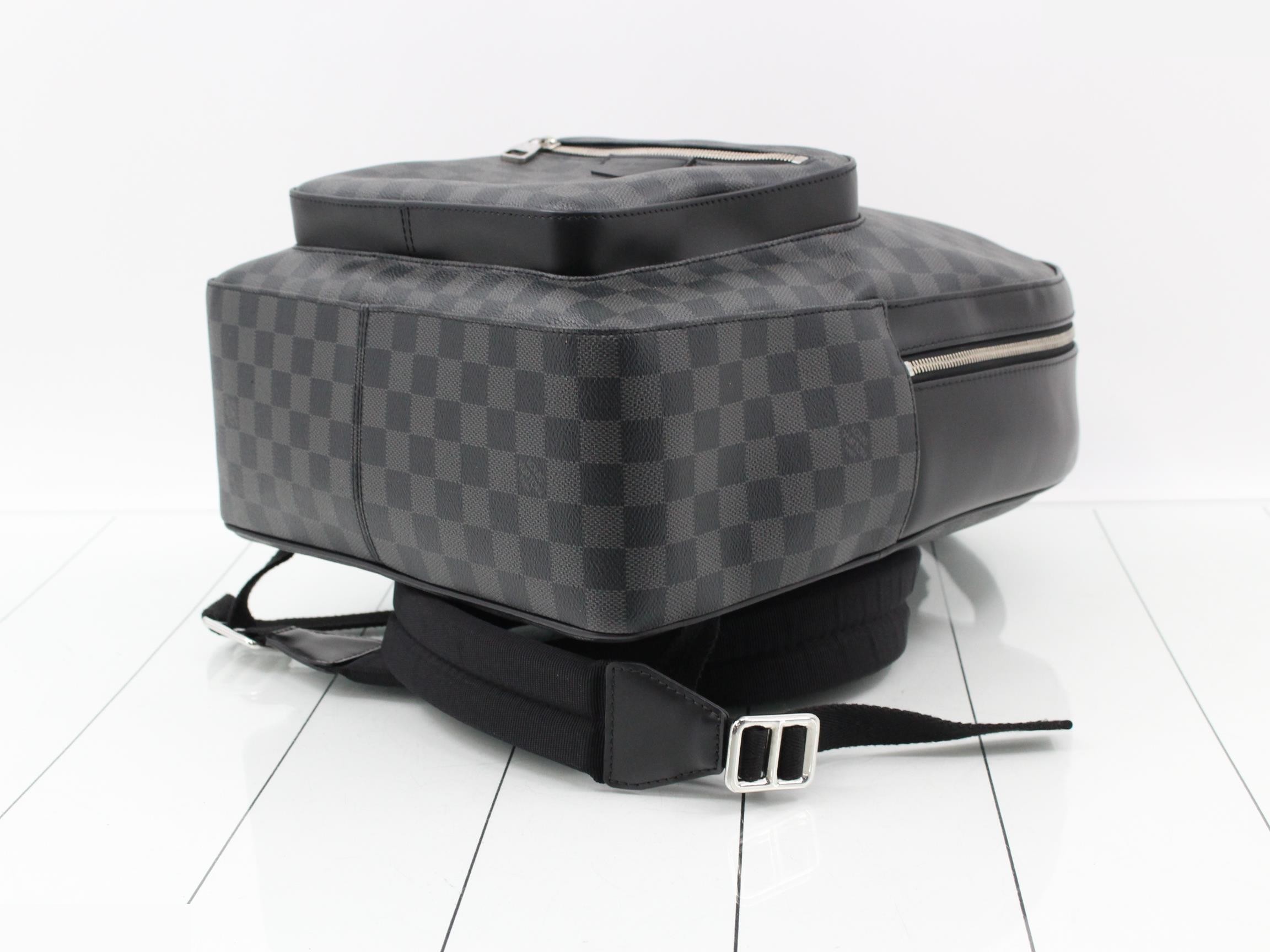 N41473 Josh Backpack, Damier Graphite, Gray — view 6