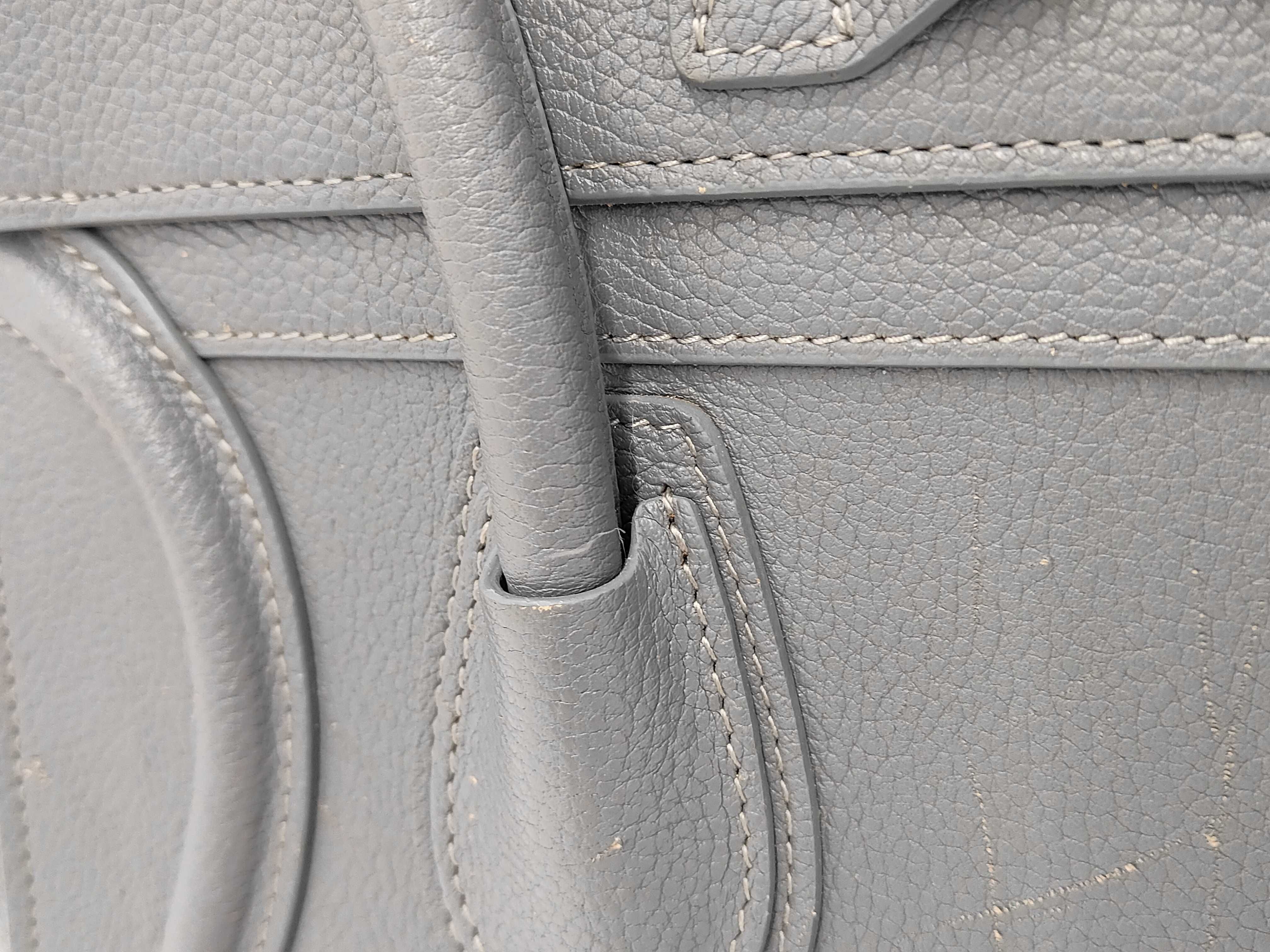 Luggage/Micro/Gray Handbag — view 3