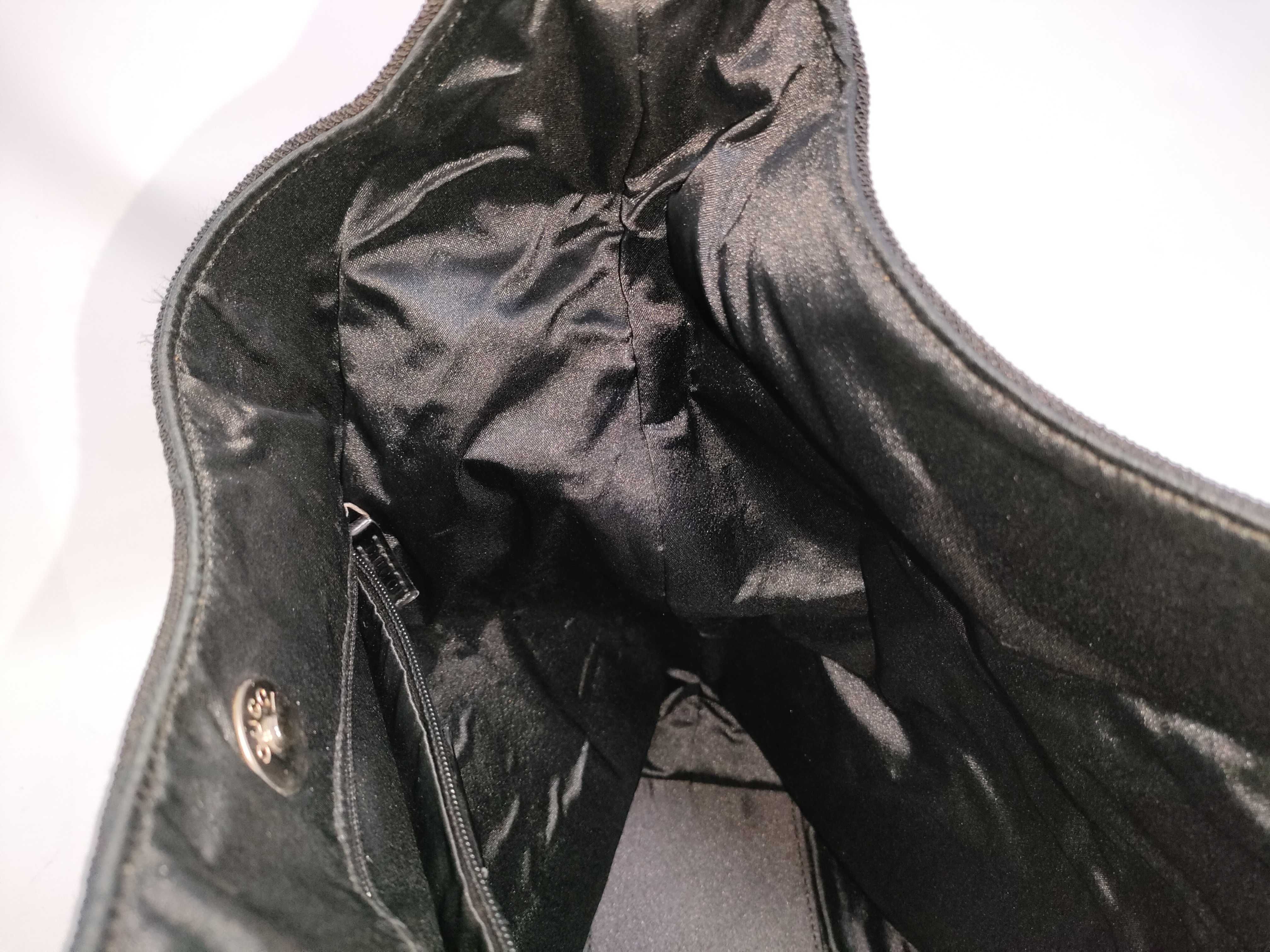 Canvas One-Shoulder Bag, Black Shoulder Bag — view 10