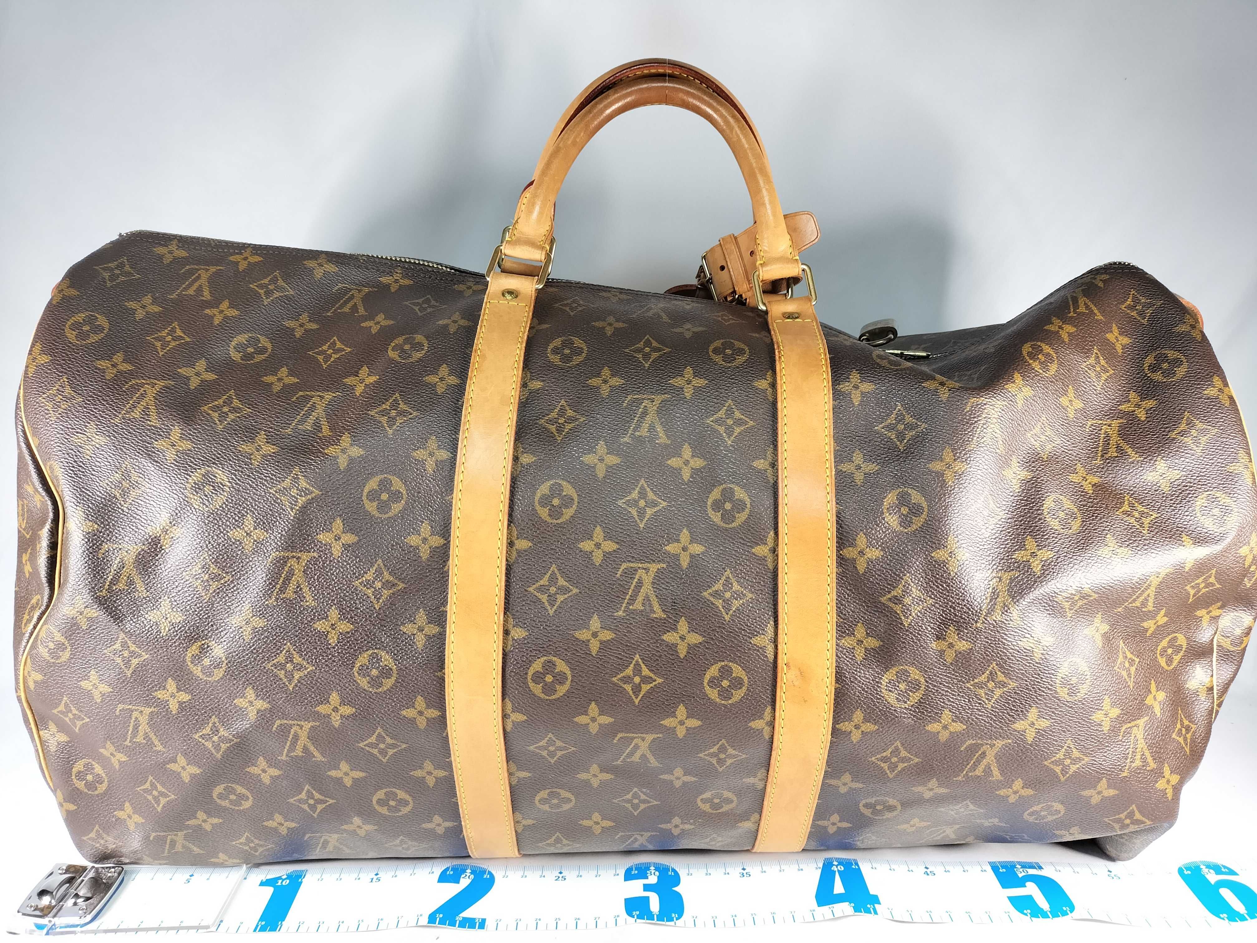 Monogram Keepall 60 M41422 FL0021 Boston Bag — view 2