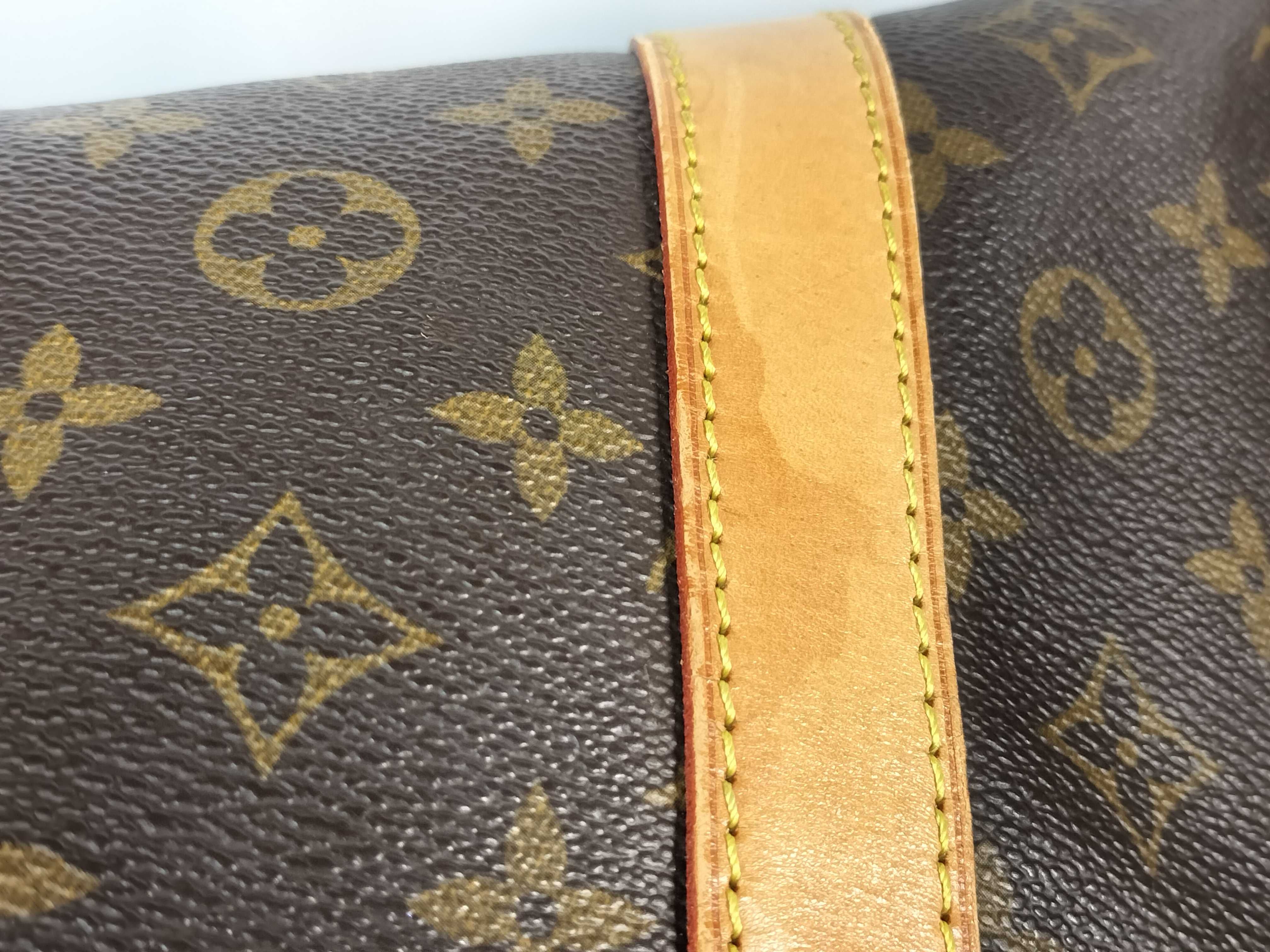 Monogram Keepall 60 M41422 FL0021 Boston Bag — view 15